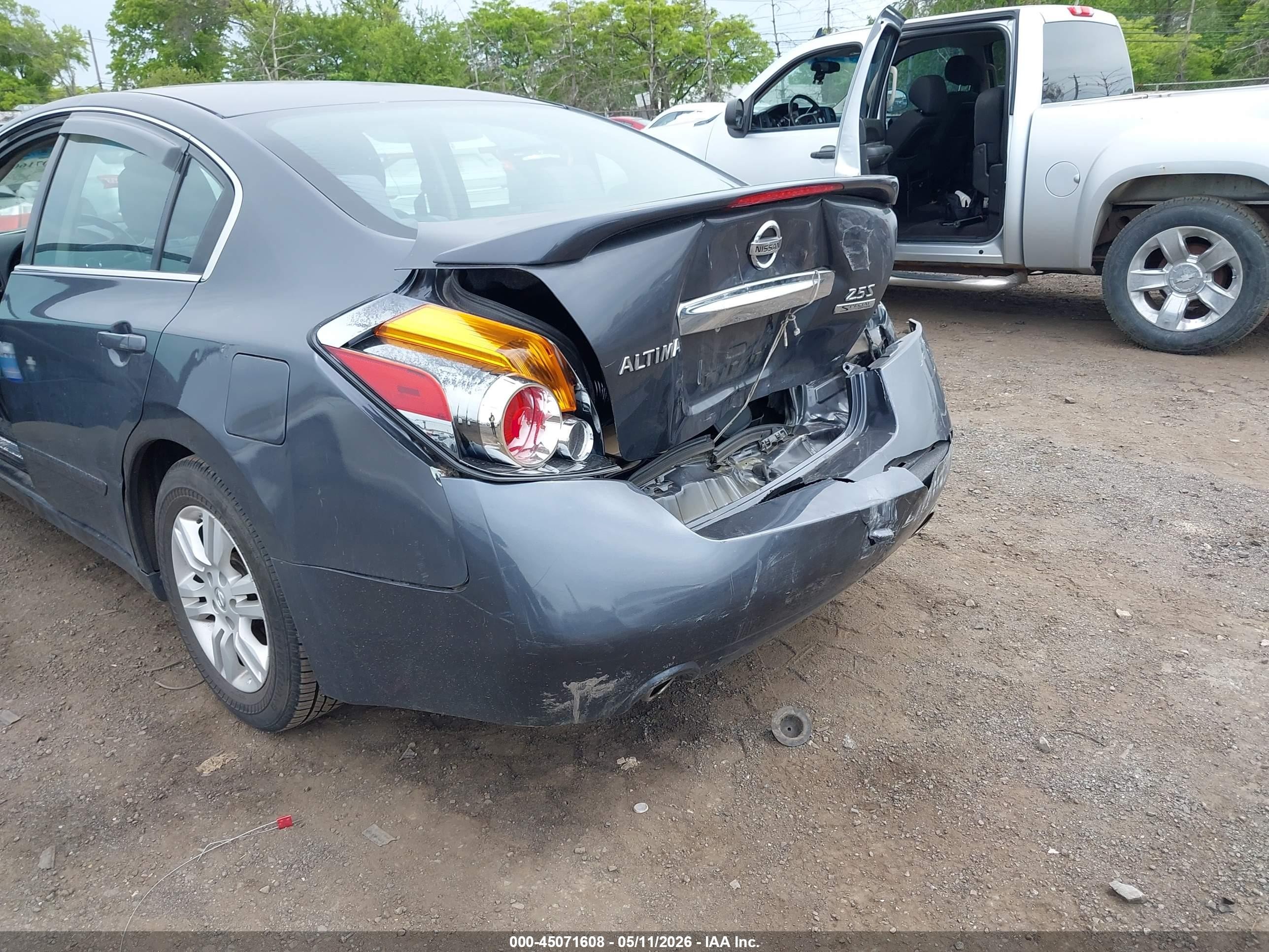 2012 Nissan Altima 2.5 S Gray vin: 1N4AL2AP0CN474157