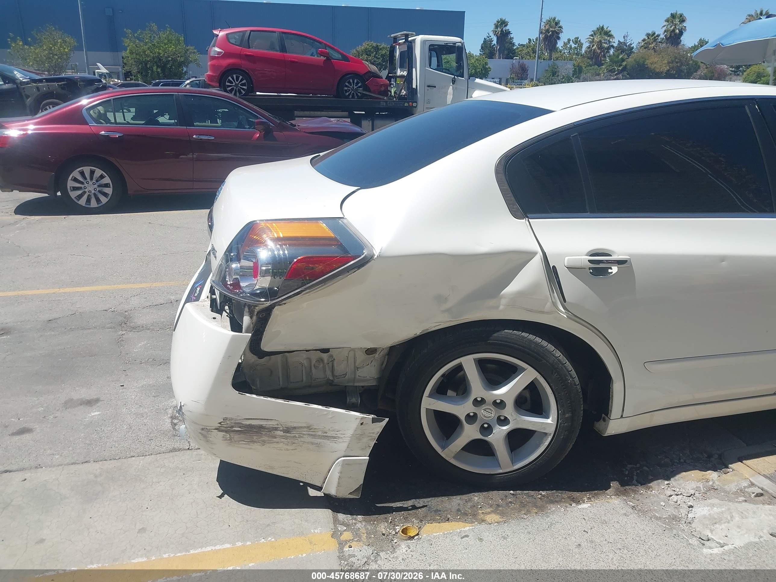 2012 Nissan Altima 2.5 S White vin: 1N4AL2AP0CN481982