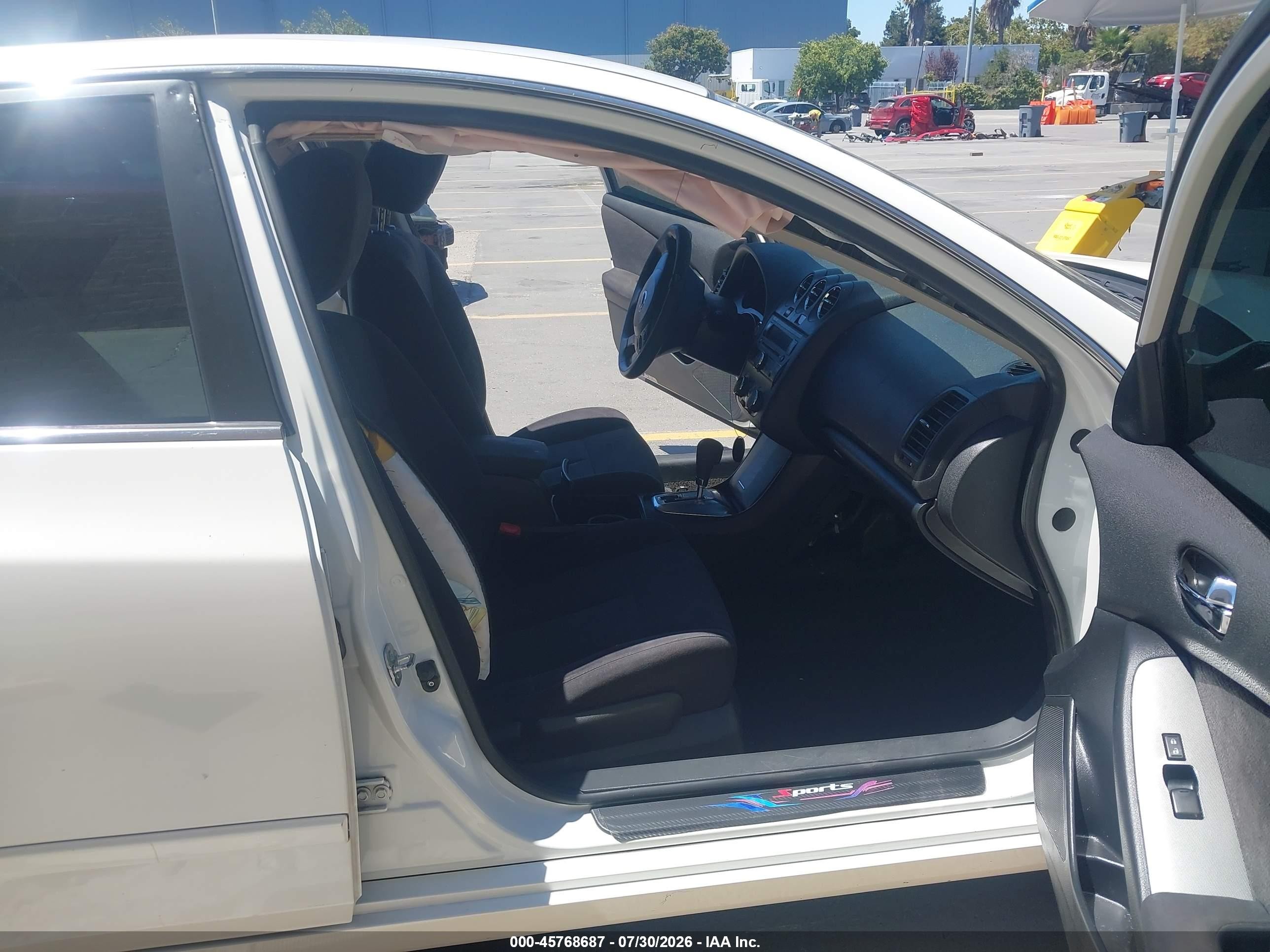 2012 Nissan Altima 2.5 S White vin: 1N4AL2AP0CN481982