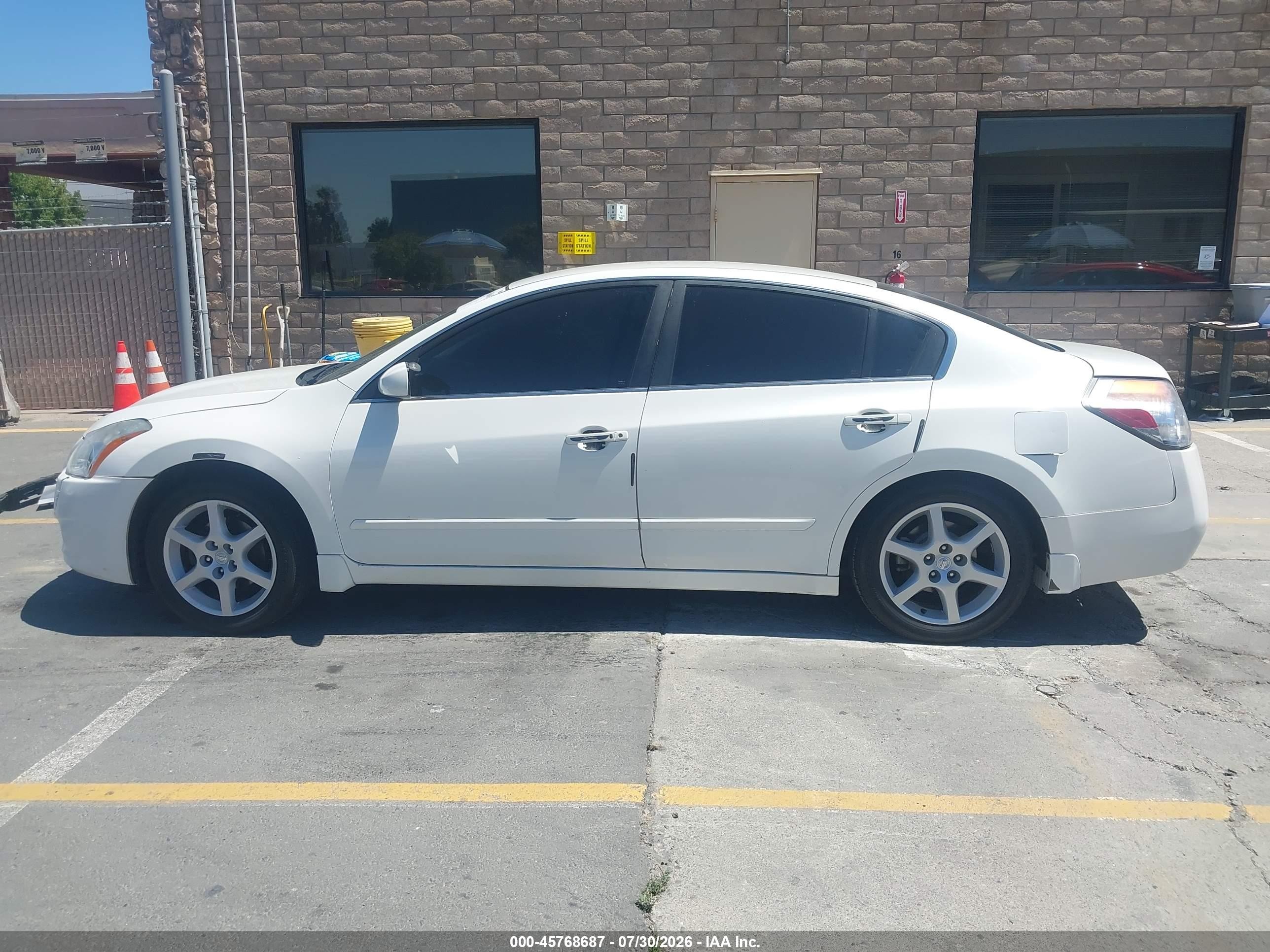 2012 Nissan Altima 2.5 S White vin: 1N4AL2AP0CN481982