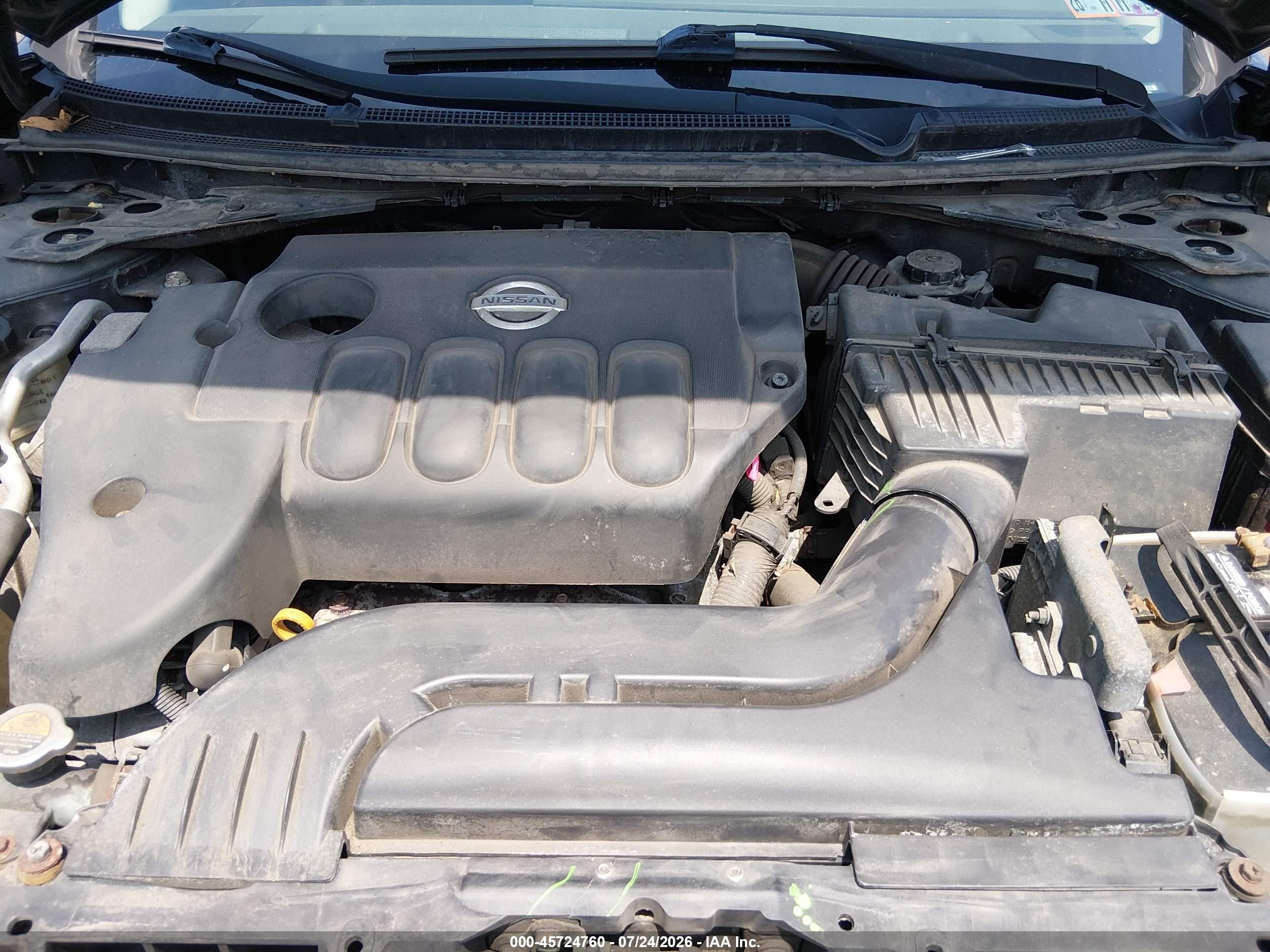 2012 Nissan Altima 2.5 S Black vin: 1N4AL2AP0CN484199