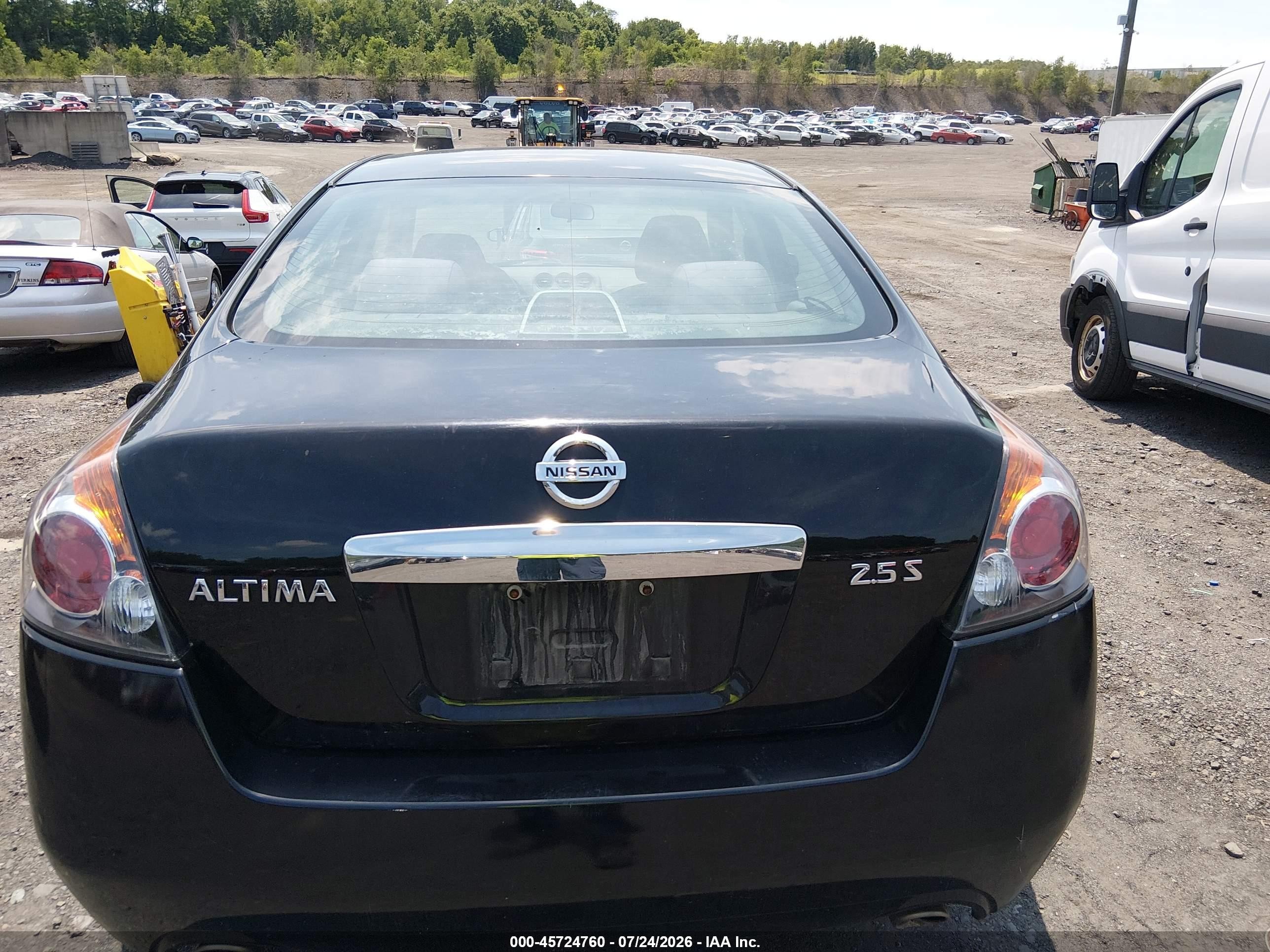 2012 Nissan Altima 2.5 S Black vin: 1N4AL2AP0CN484199