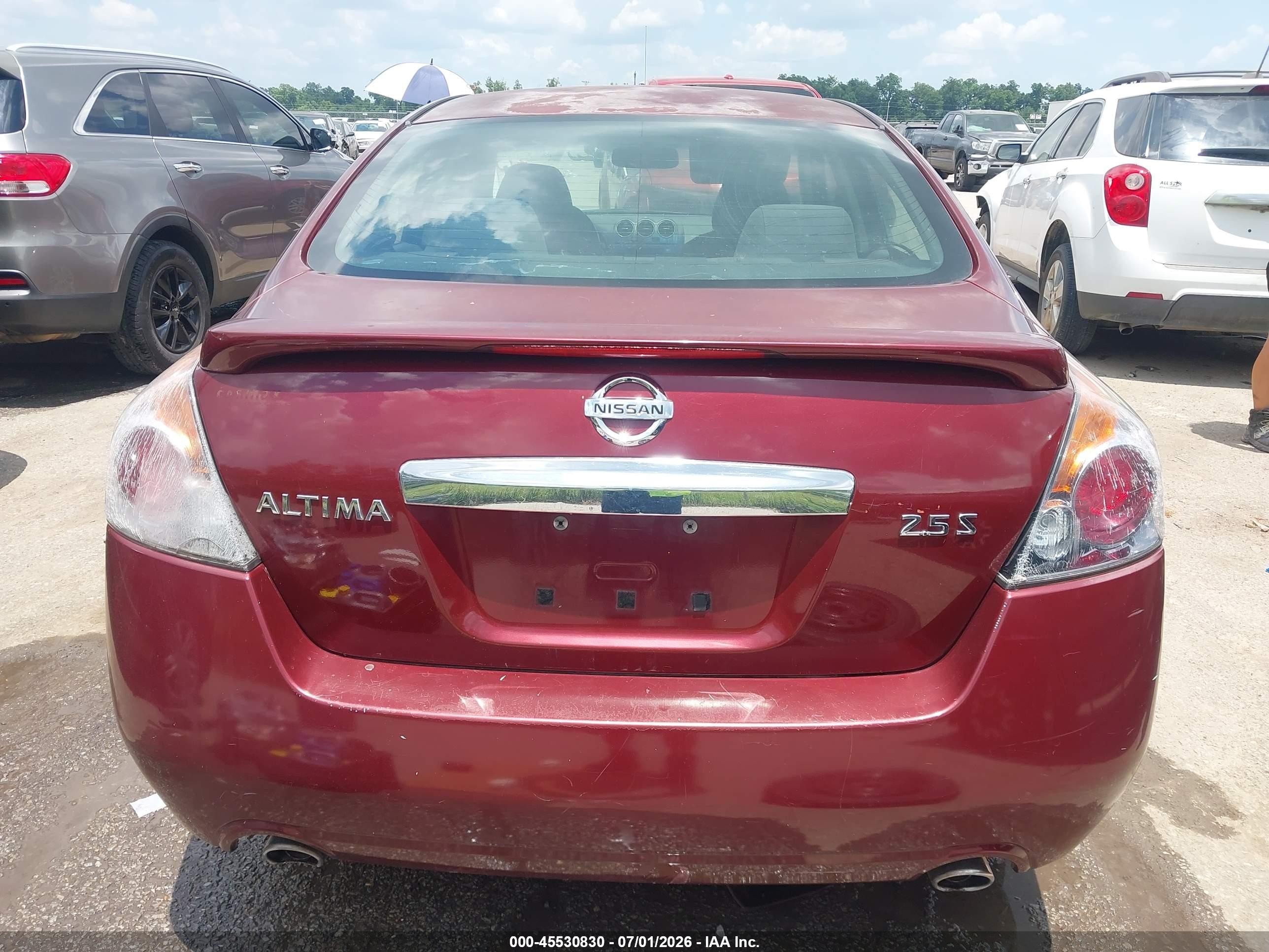 2012 Nissan Altima 2.5 S Maroon vin: 1N4AL2AP0CN488026