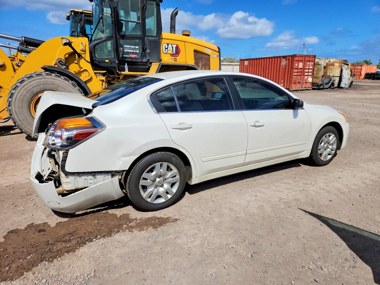 2012 Nissan Altima White vin: 1N4AL2AP0CN488995