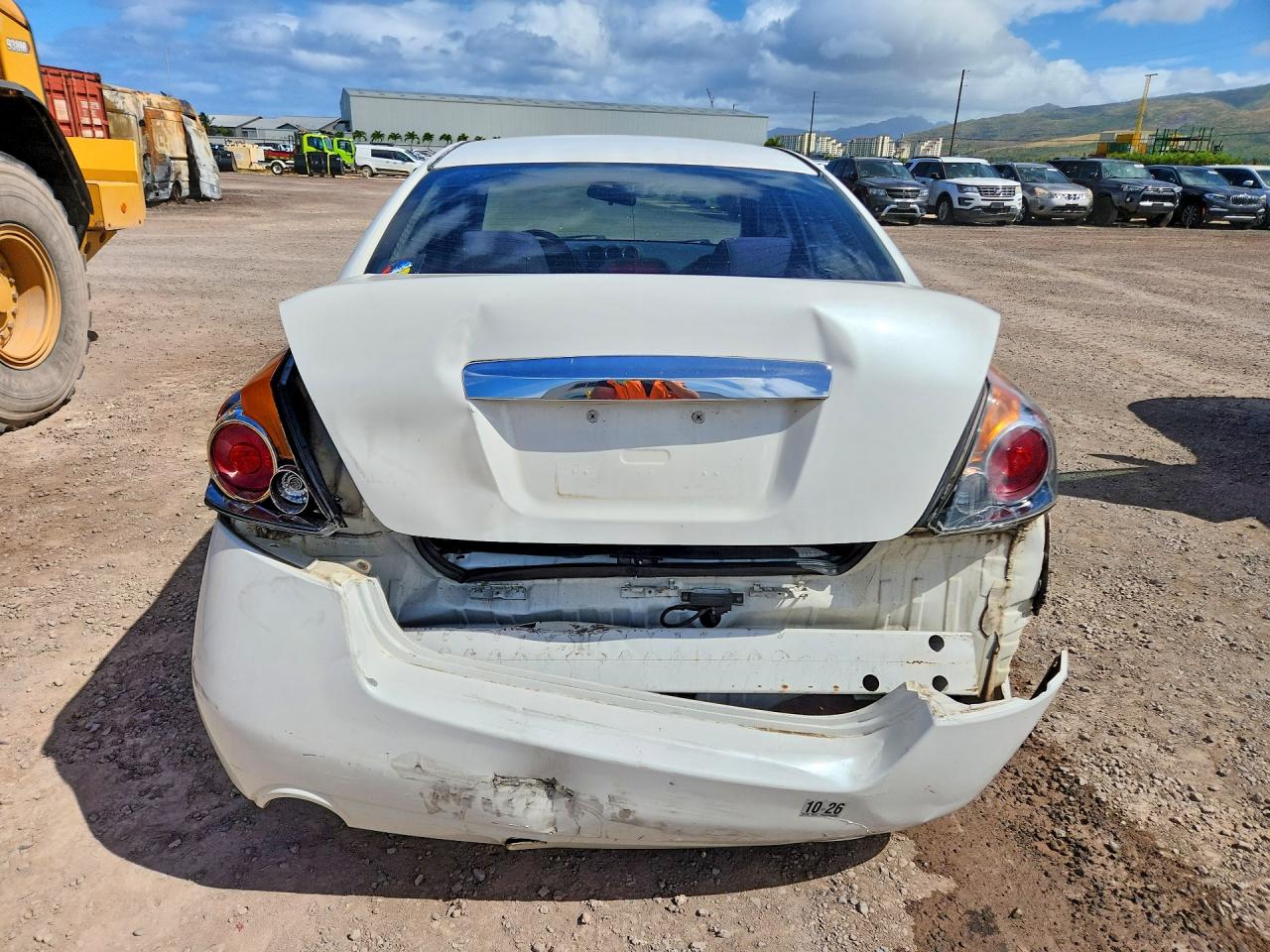2012 Nissan Altima White vin: 1N4AL2AP0CN488995