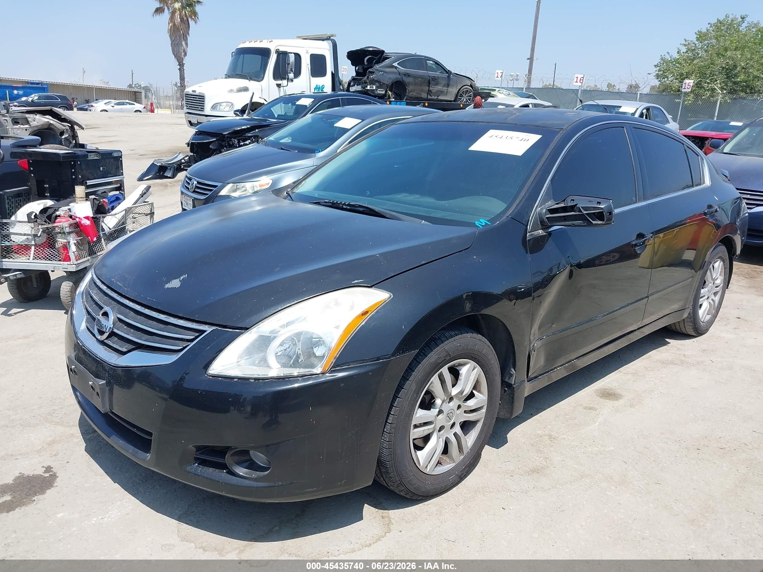 2012 Nissan Altima 2.5 S Black vin: 1N4AL2AP0CN495803
