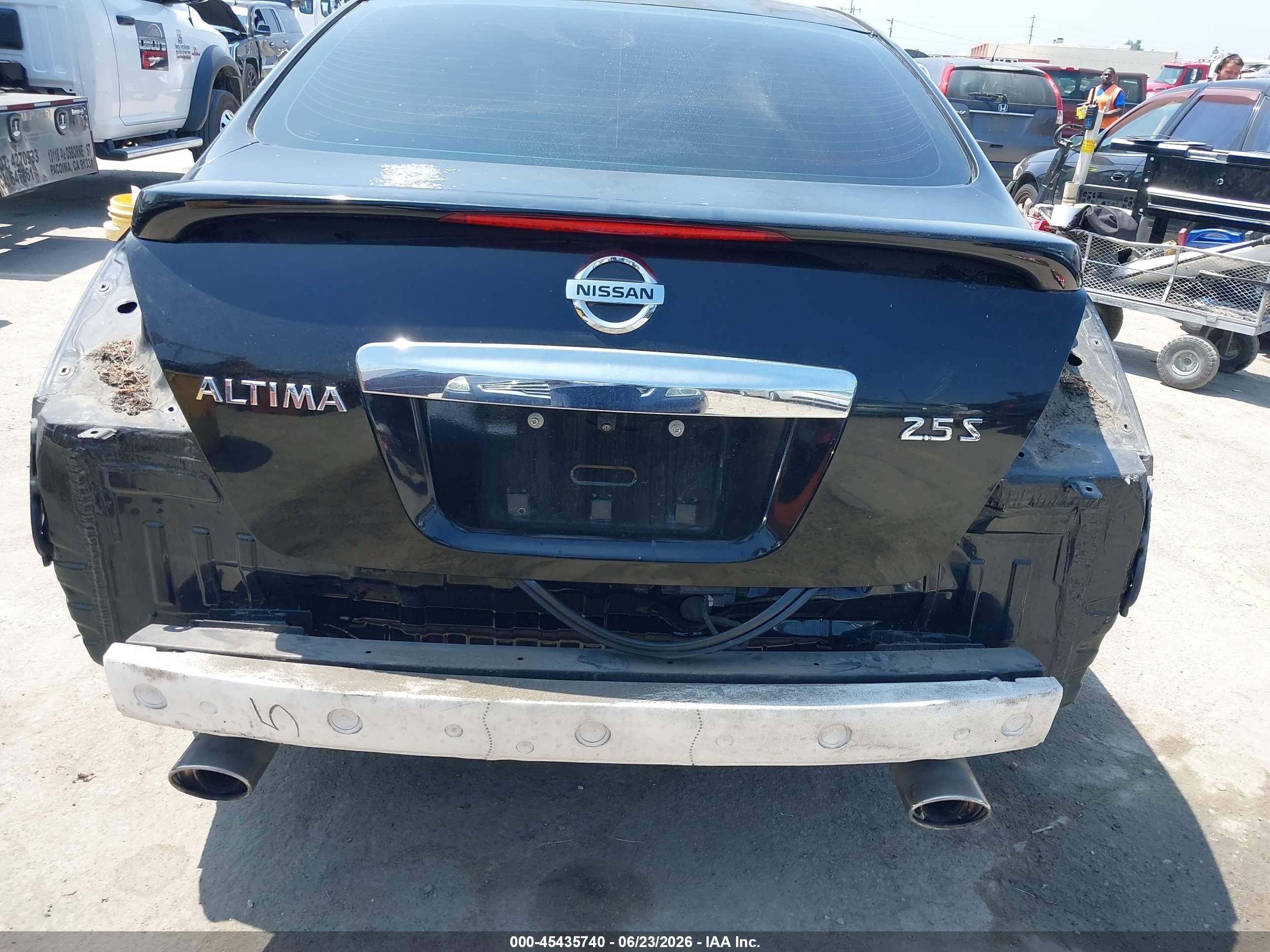 2012 Nissan Altima 2.5 S Black vin: 1N4AL2AP0CN495803