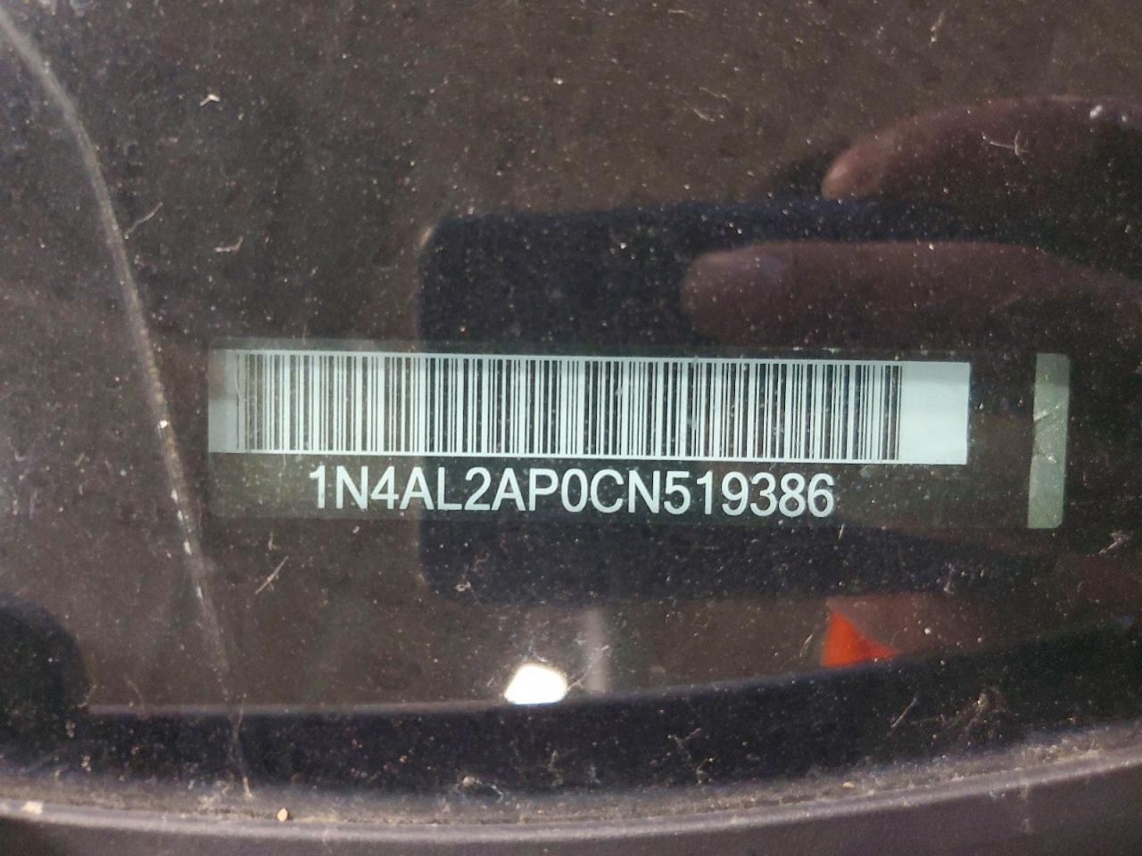 2012 Nissan Altima 2.5 Silver vin: 1N4AL2AP0CN519386