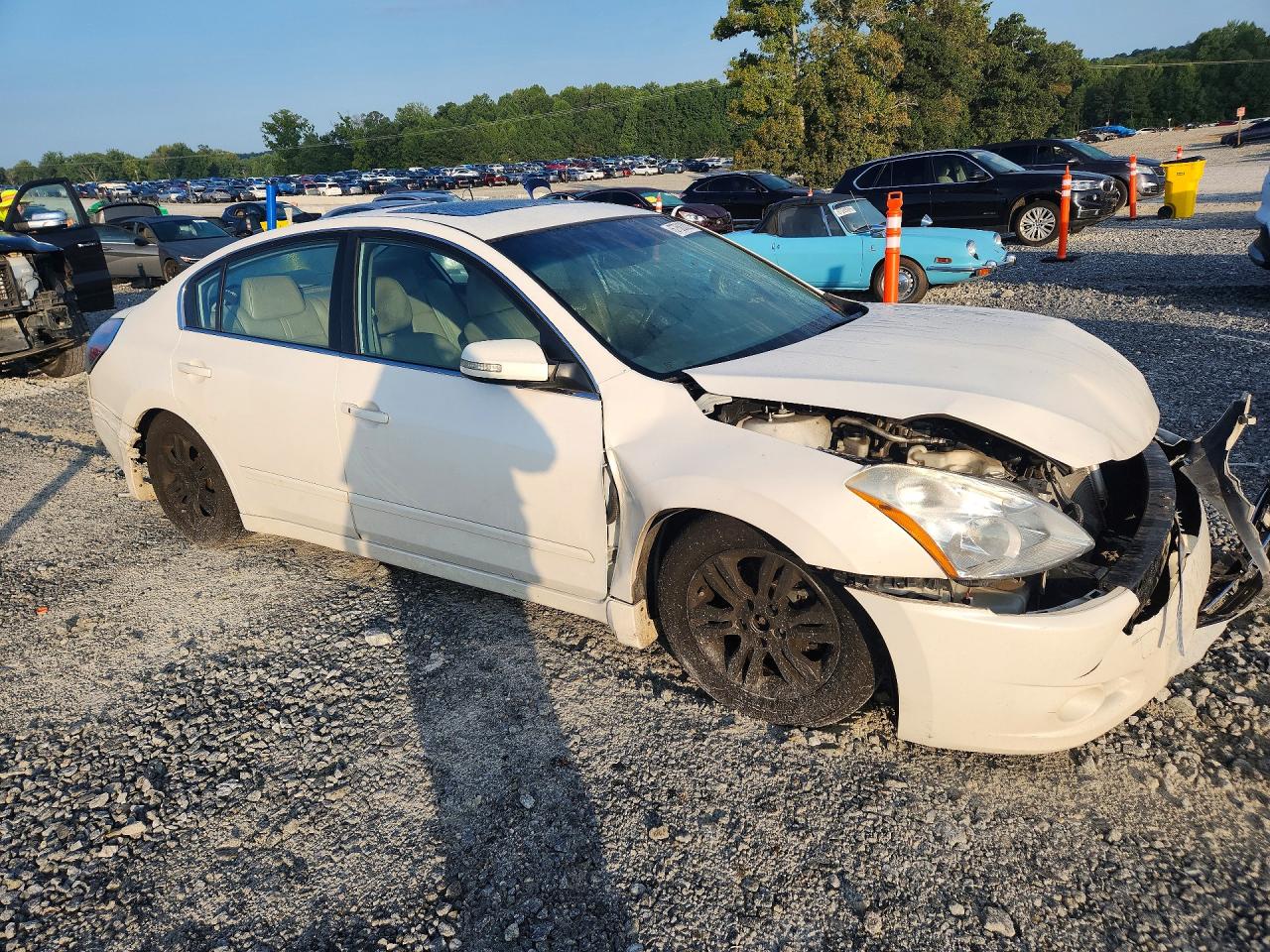 2012 Nissan Altima 2.5 White vin: 1N4AL2AP0CN534129