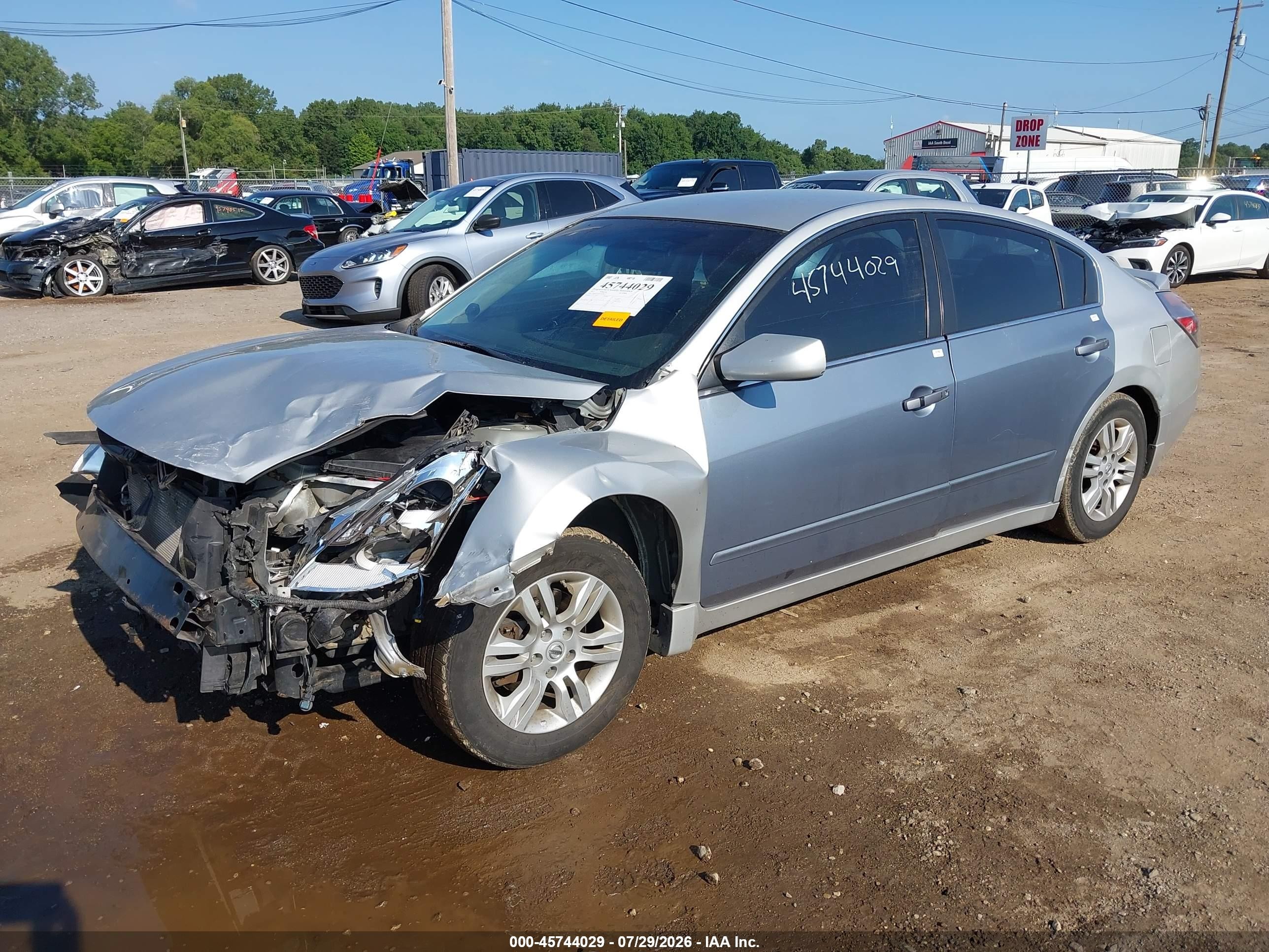 2012 Nissan Altima 2.5 S Silver vin: 1N4AL2AP0CN554817