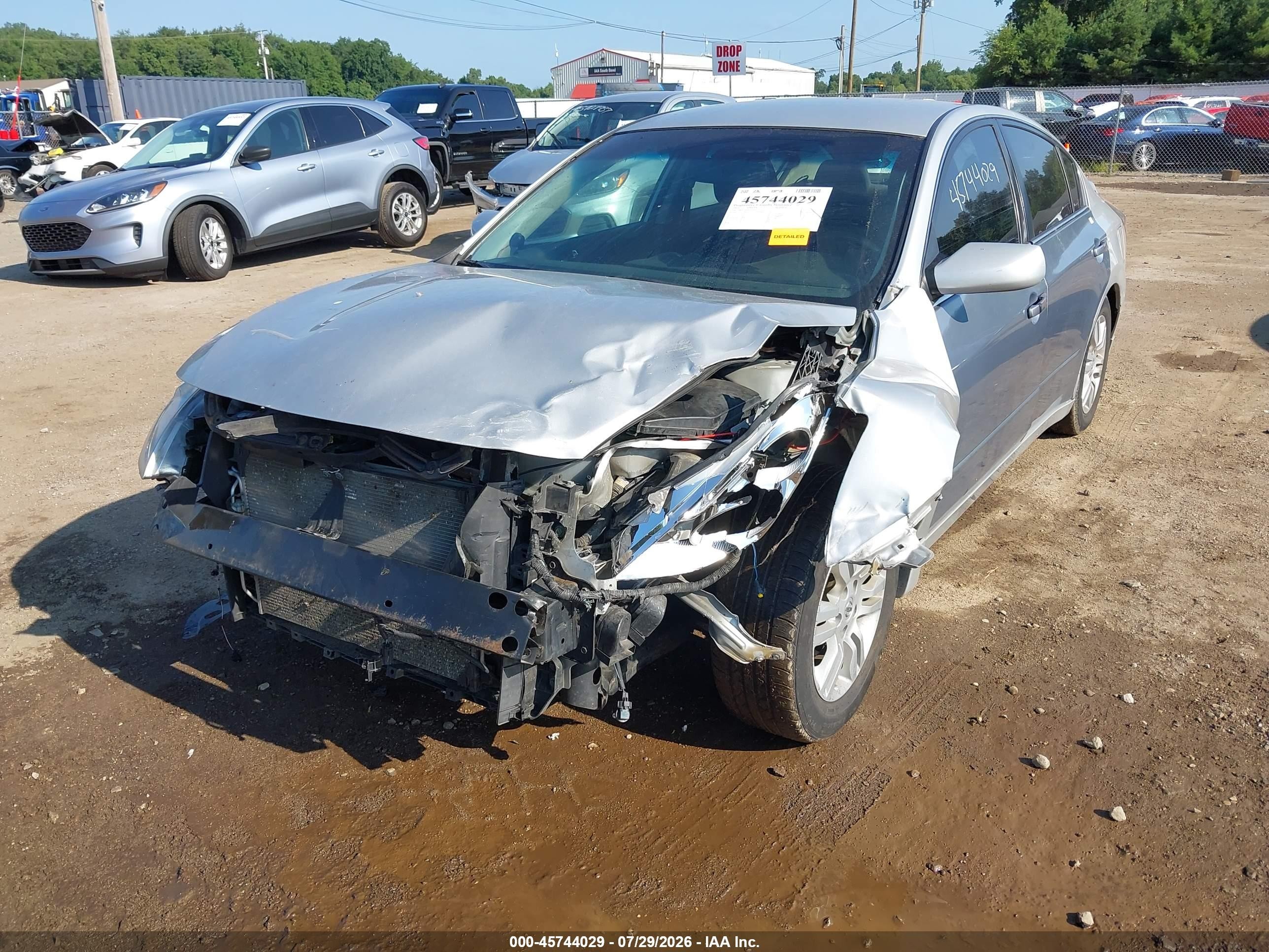 2012 Nissan Altima 2.5 S Silver vin: 1N4AL2AP0CN554817