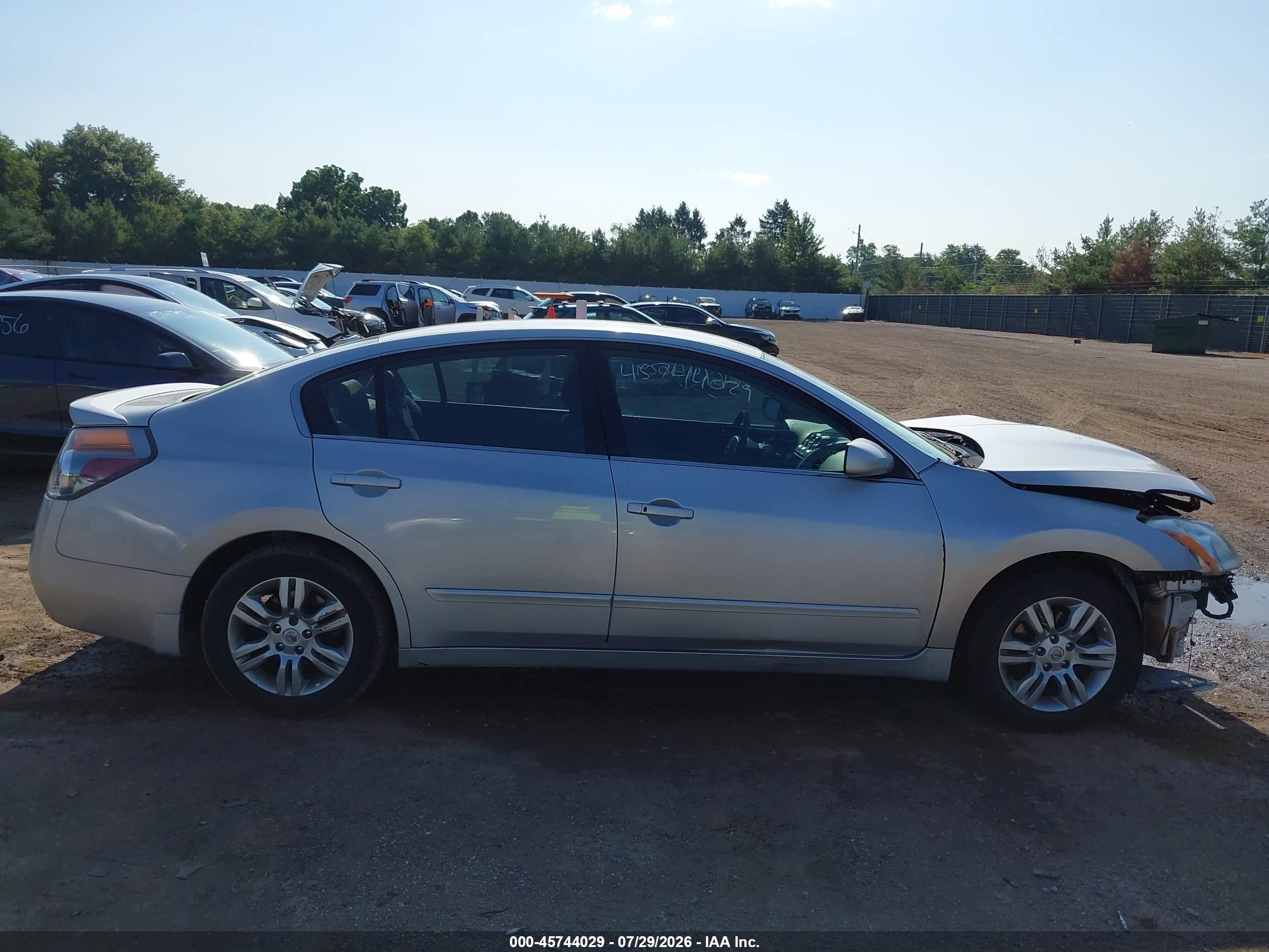 2012 Nissan Altima 2.5 S Silver vin: 1N4AL2AP0CN554817