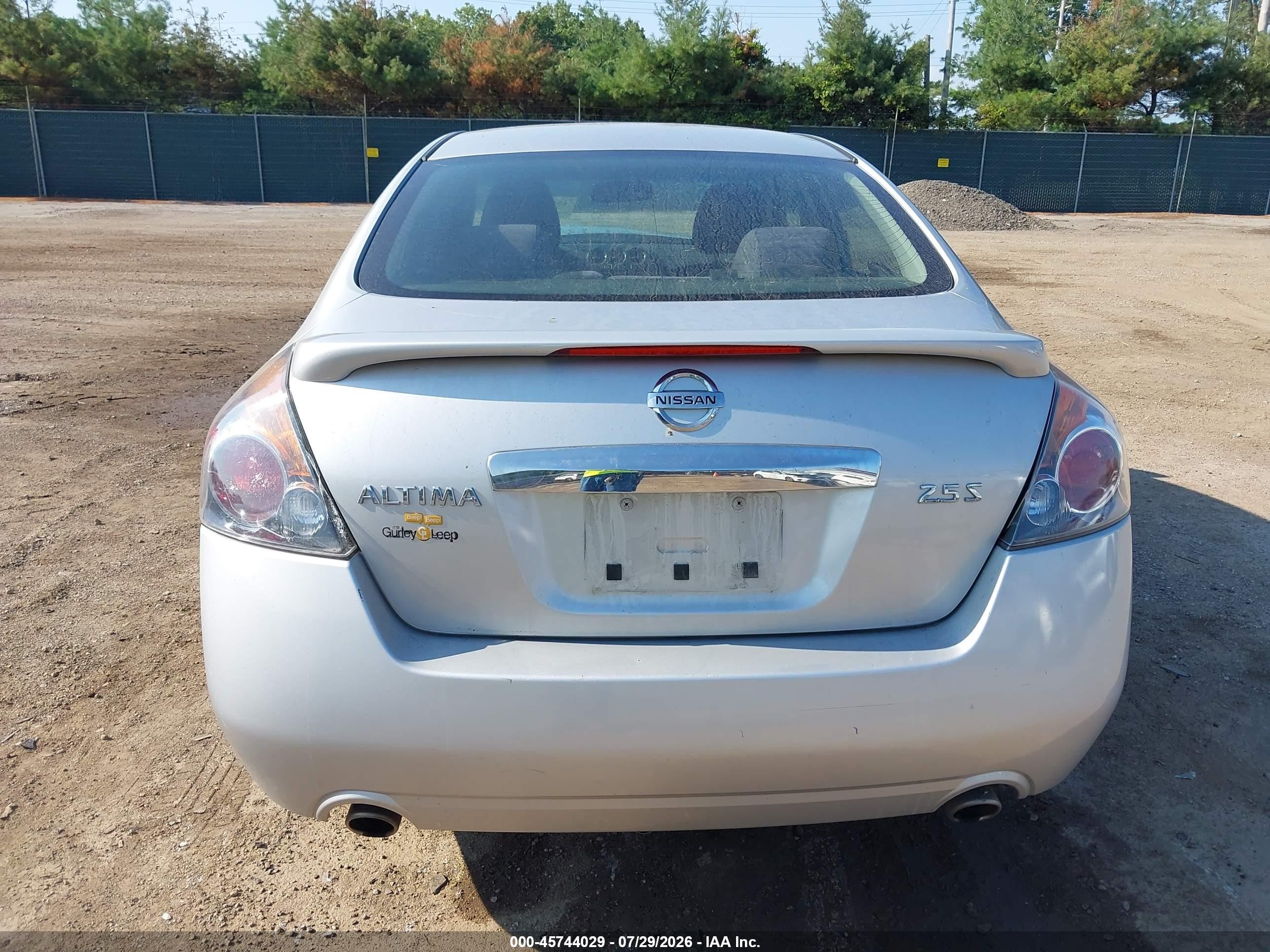 2012 Nissan Altima 2.5 S Silver vin: 1N4AL2AP0CN554817