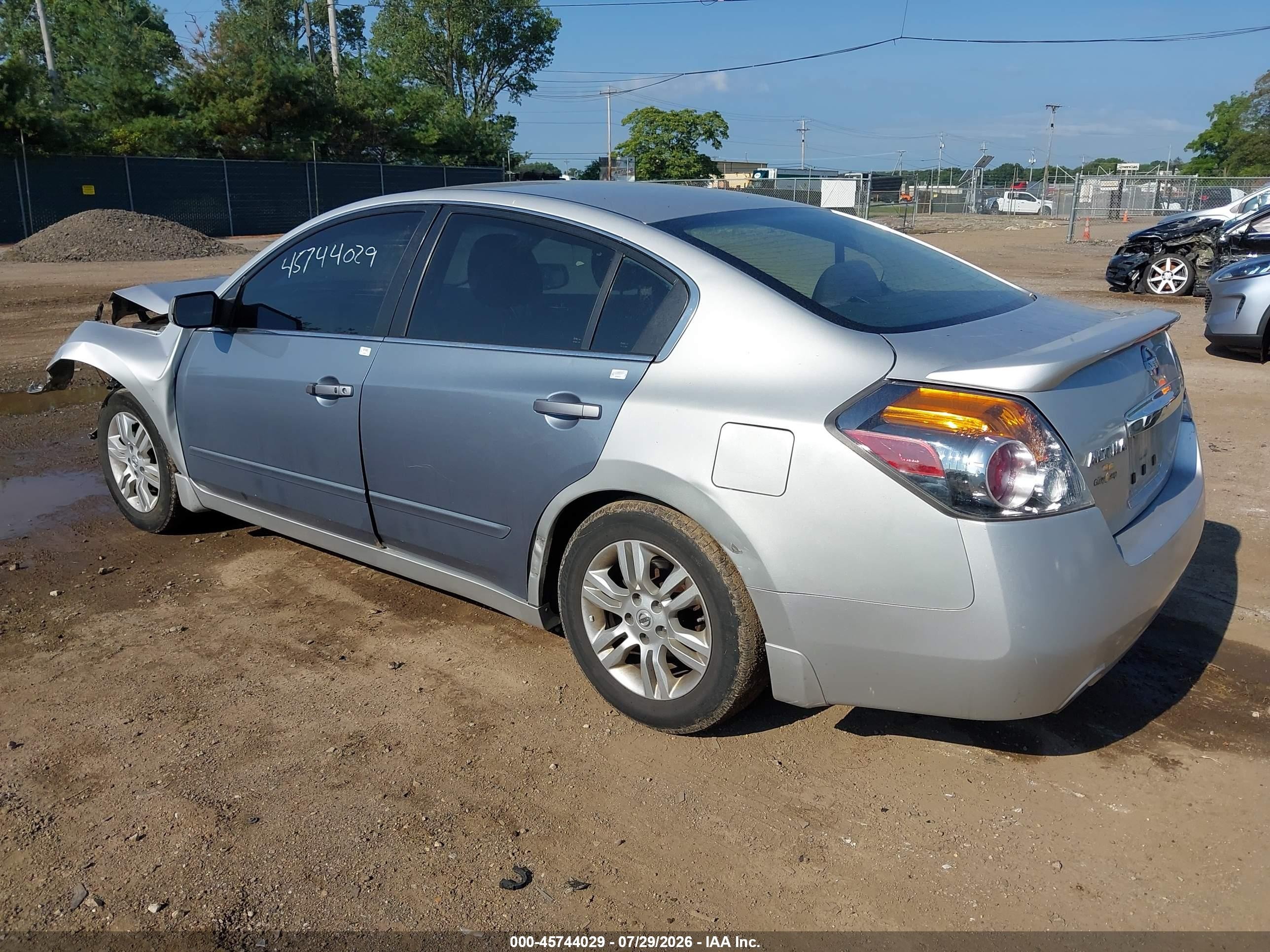 2012 Nissan Altima 2.5 S Silver vin: 1N4AL2AP0CN554817