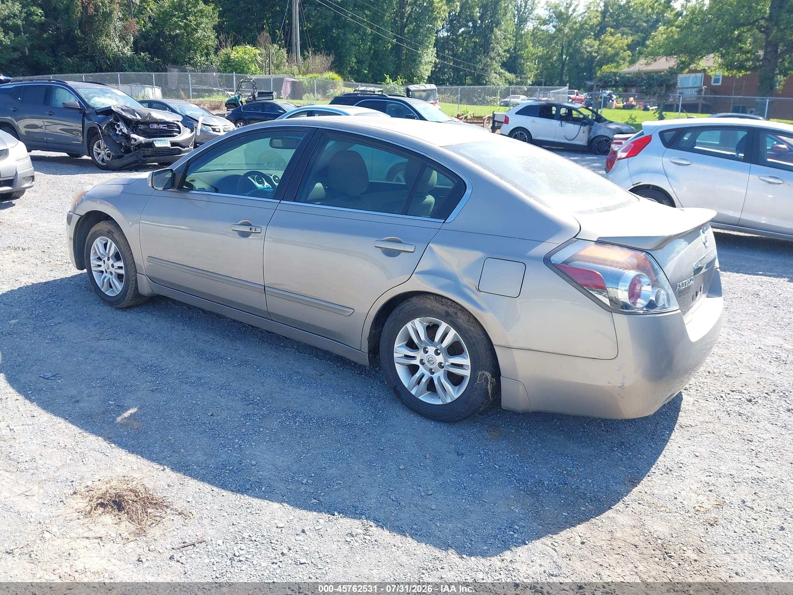 2012 Nissan Altima 2.5 S Gold vin: 1N4AL2AP0CN562609