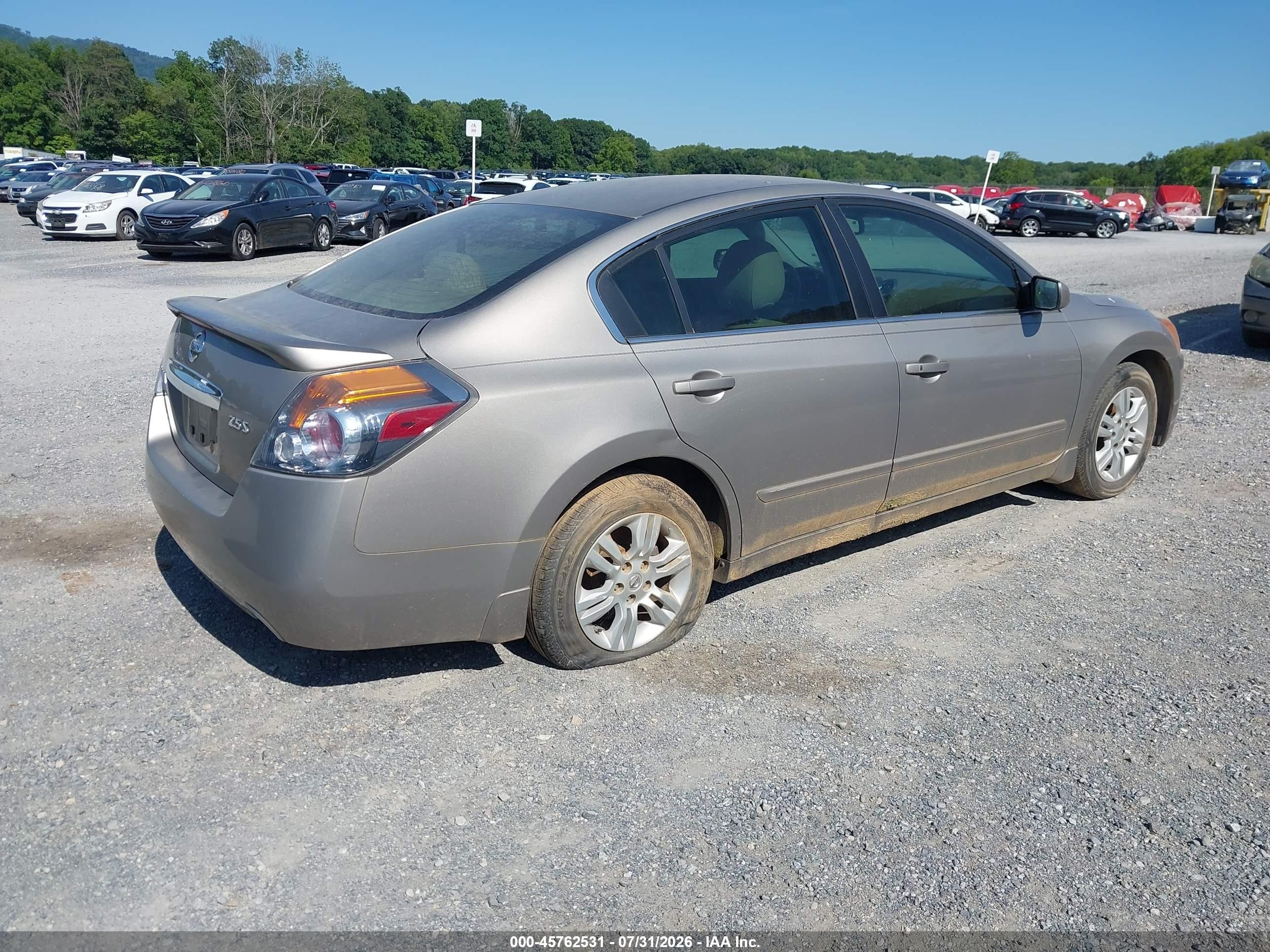 2012 Nissan Altima 2.5 S Gold vin: 1N4AL2AP0CN562609