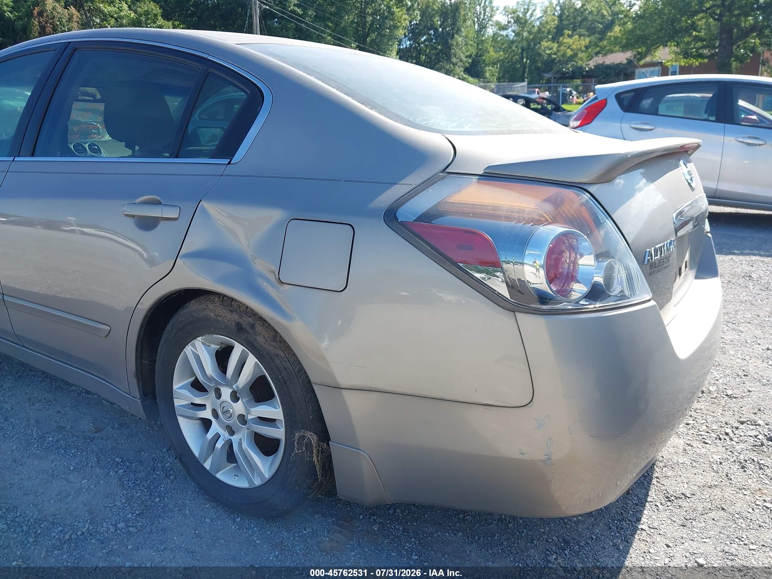2012 Nissan Altima 2.5 S Gold vin: 1N4AL2AP0CN562609