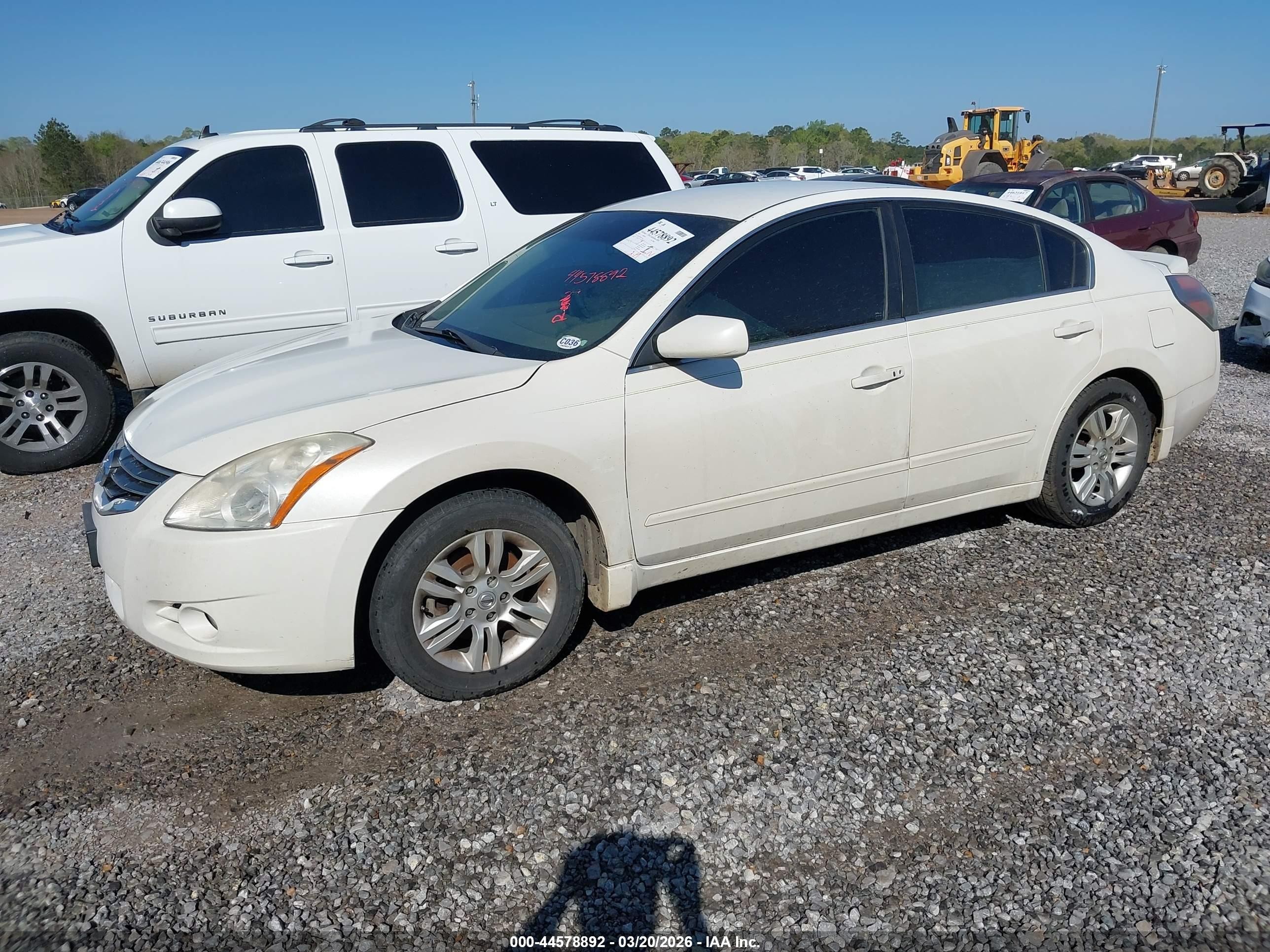 2012 Nissan Altima 2.5 S White vin: 1N4AL2AP0CN565302