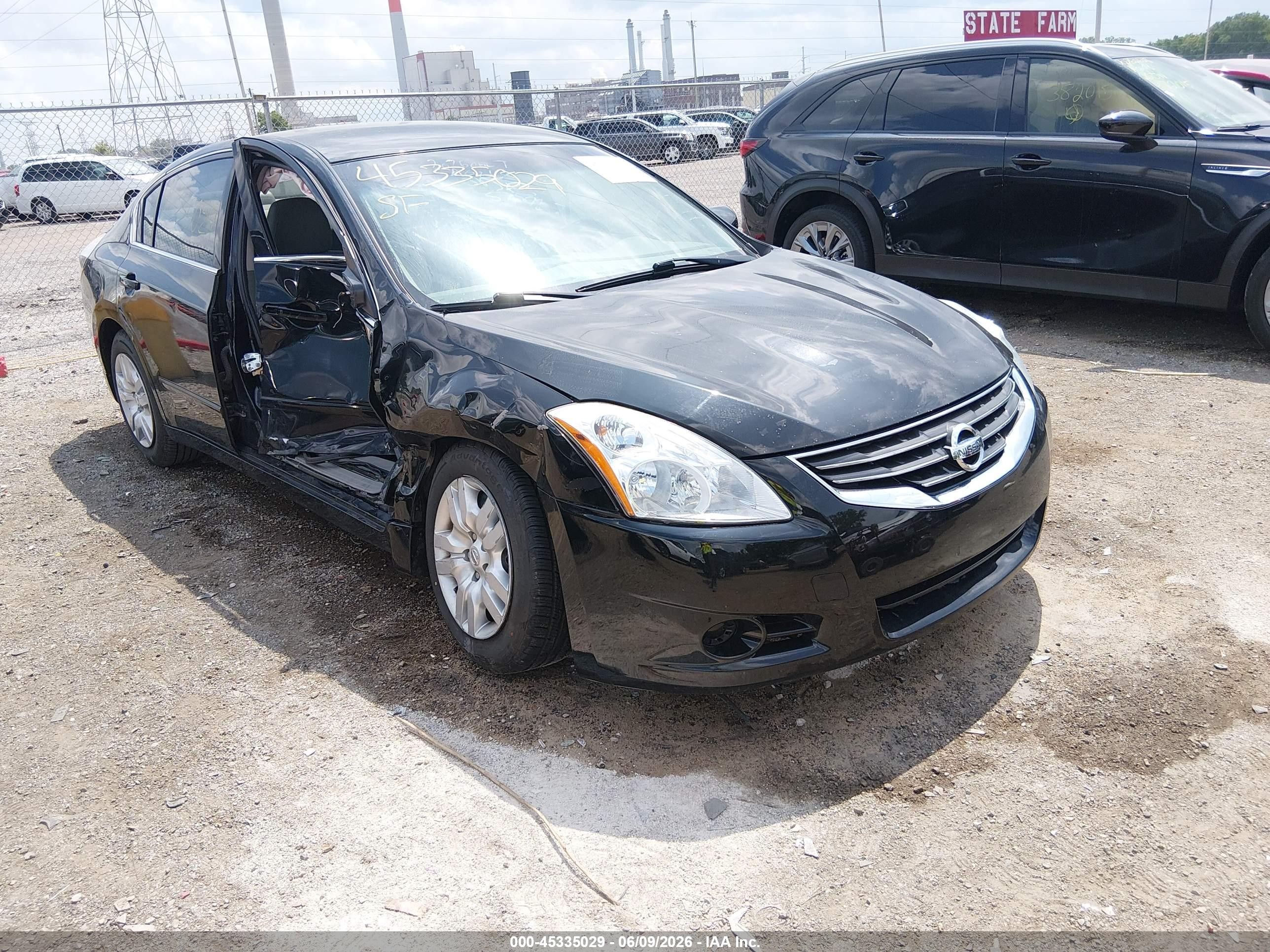 2012 Nissan Altima 2.5 S Black vin: 1N4AL2AP0CN570967
