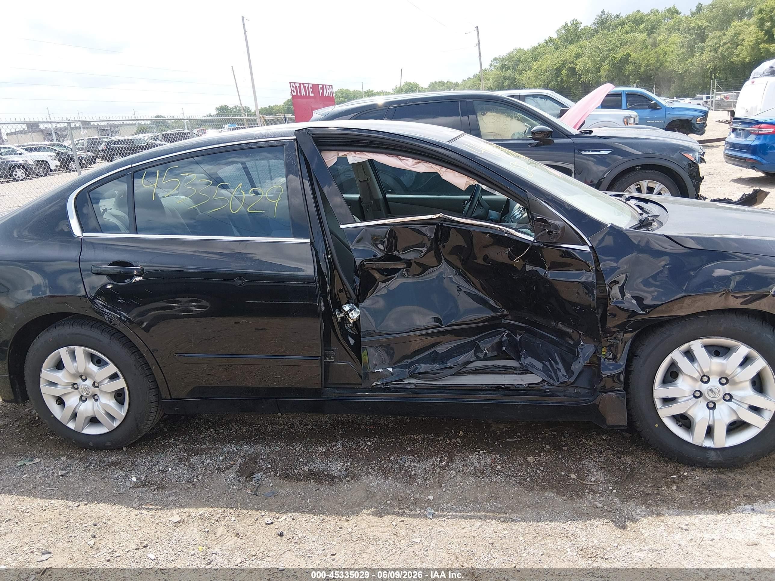 2012 Nissan Altima 2.5 S Black vin: 1N4AL2AP0CN570967