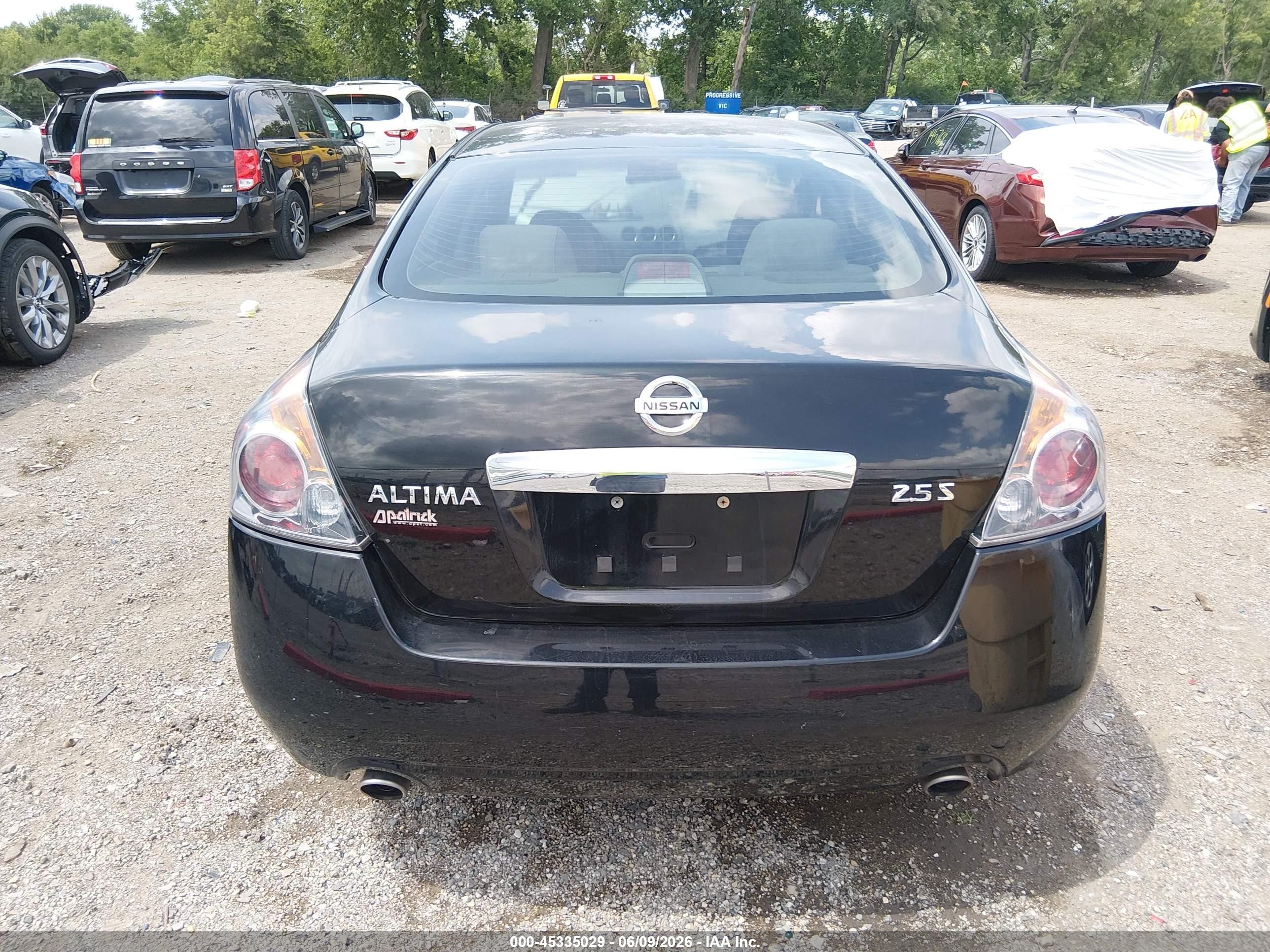 2012 Nissan Altima 2.5 S Black vin: 1N4AL2AP0CN570967