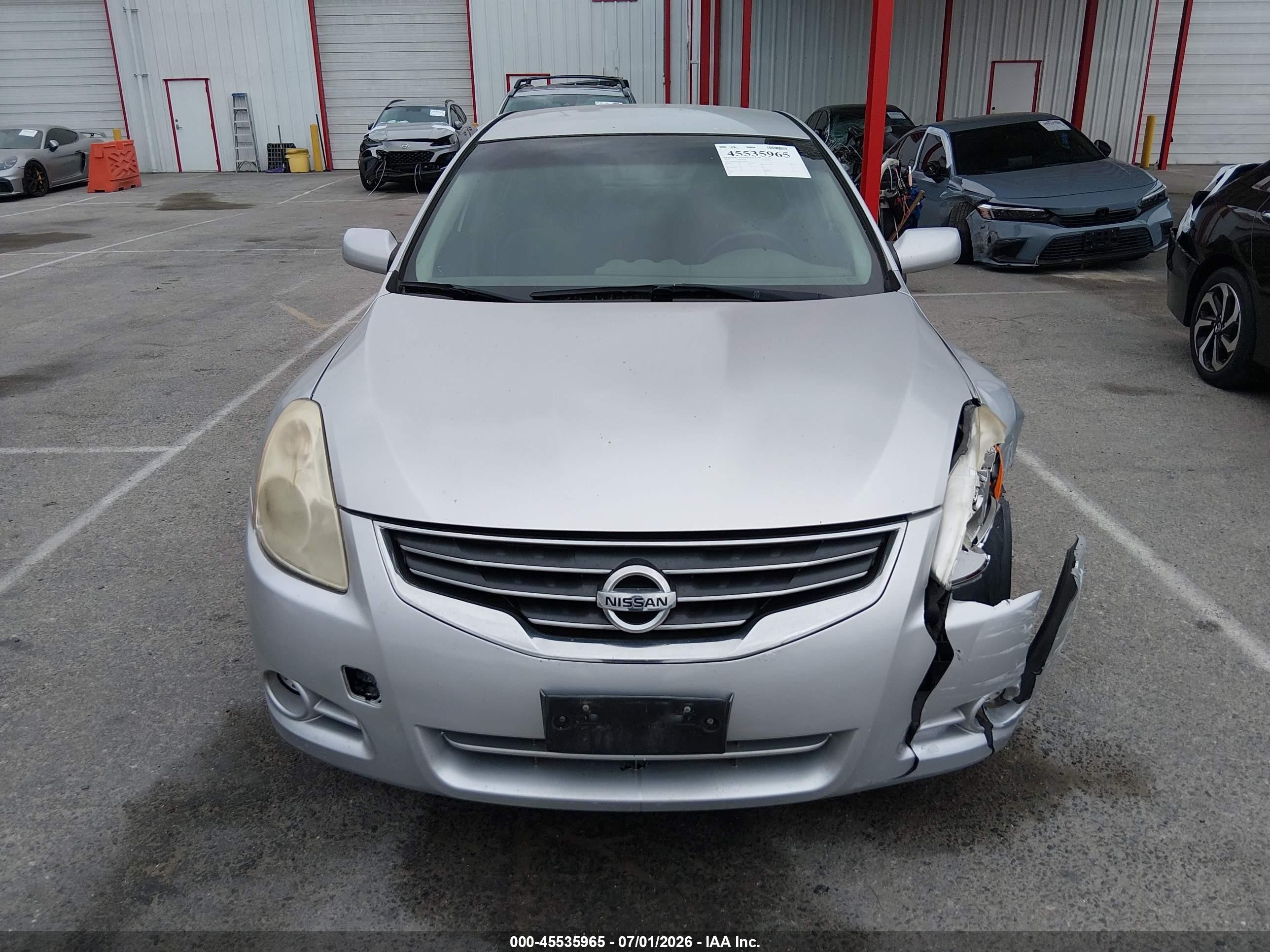 2012 Nissan Altima 2.5 S Silver vin: 1N4AL2AP0CN576204