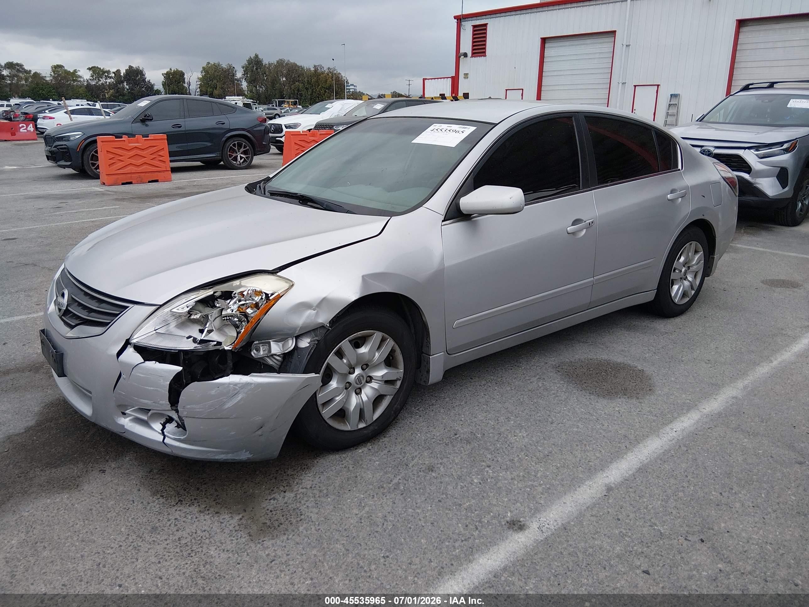 2012 Nissan Altima 2.5 S Silver vin: 1N4AL2AP0CN576204
