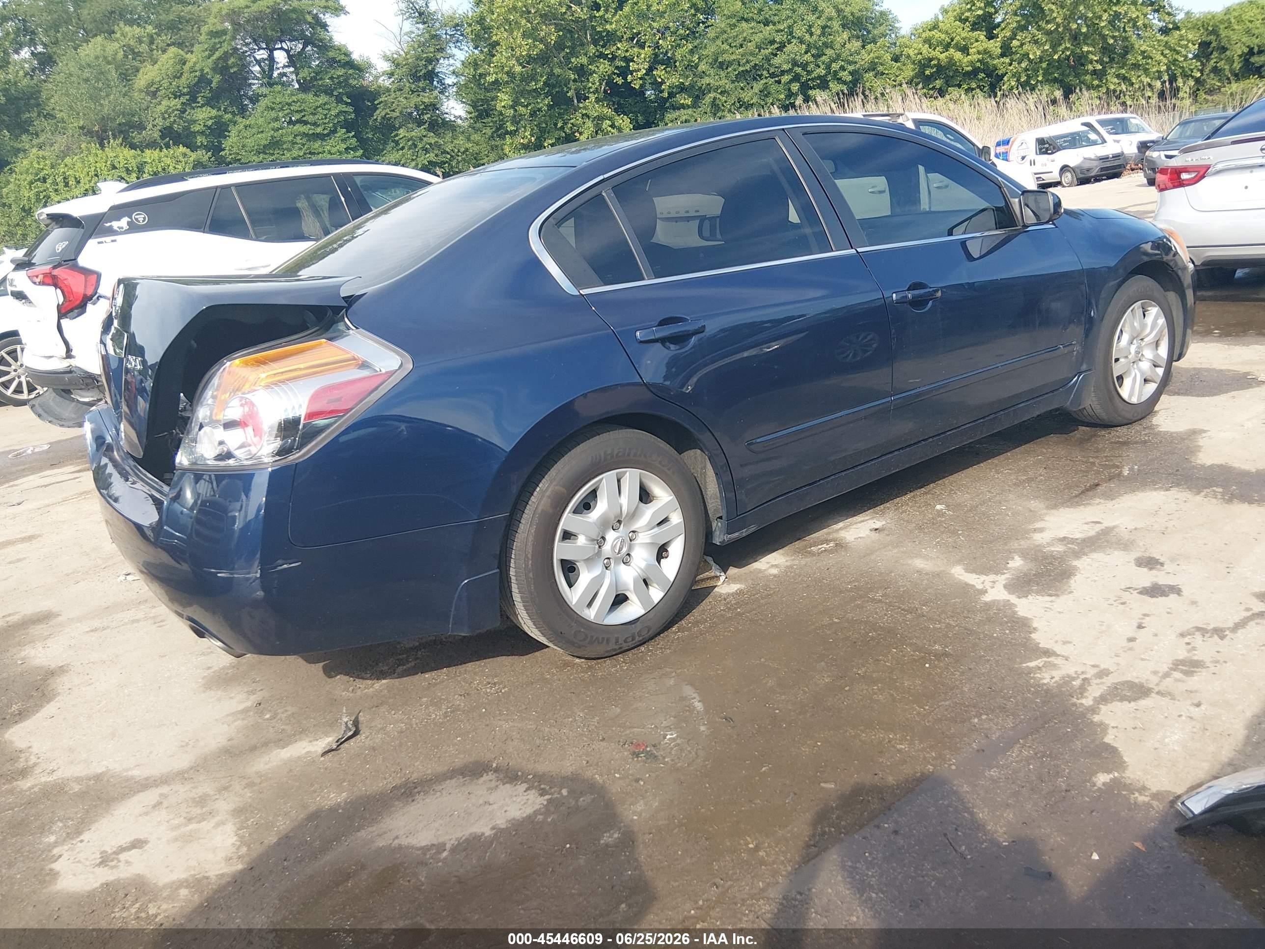 2010 Nissan Altima 2.5 S Blue vin: 1N4AL2AP1AC109785