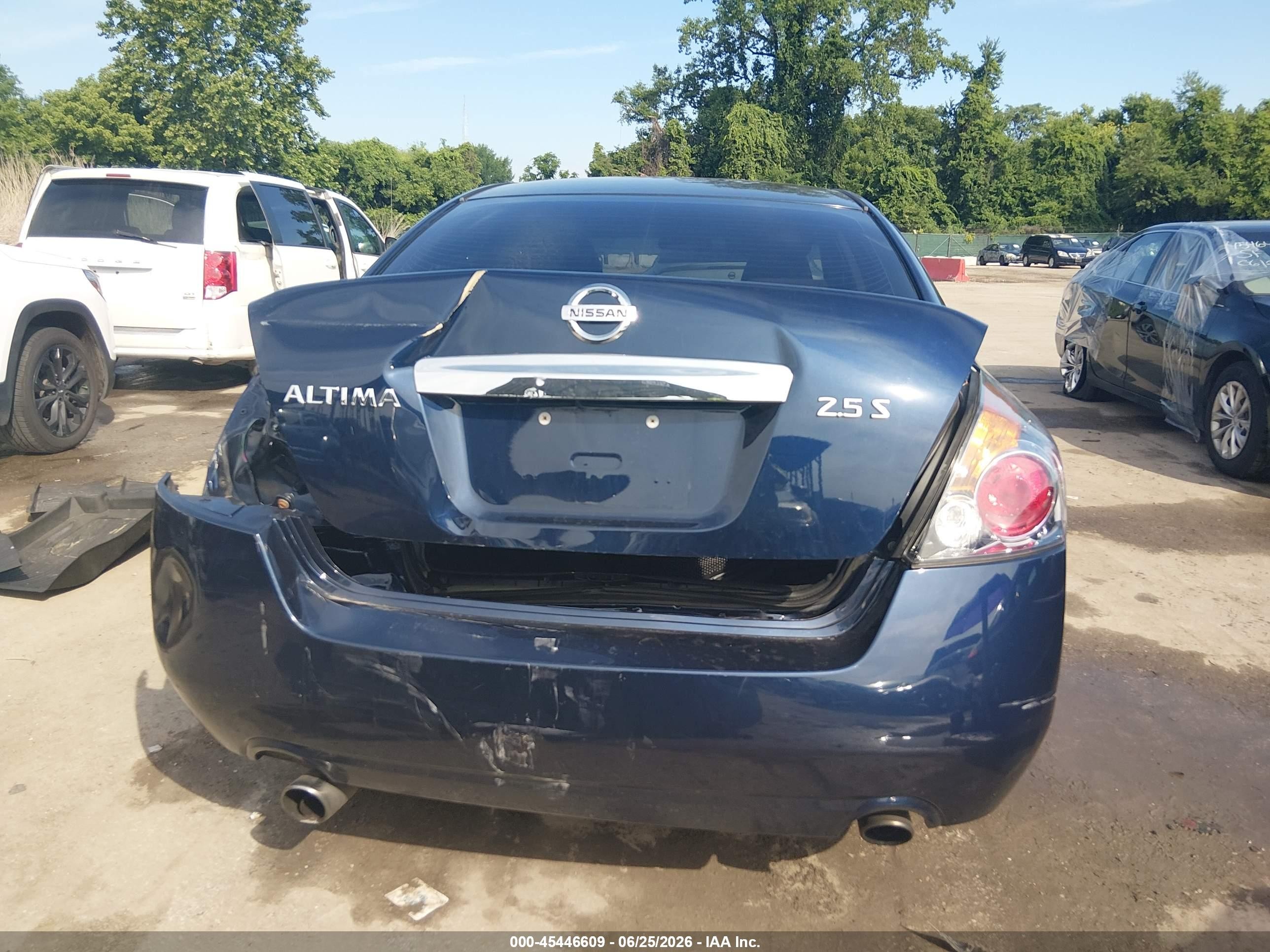 2010 Nissan Altima 2.5 S Blue vin: 1N4AL2AP1AC109785