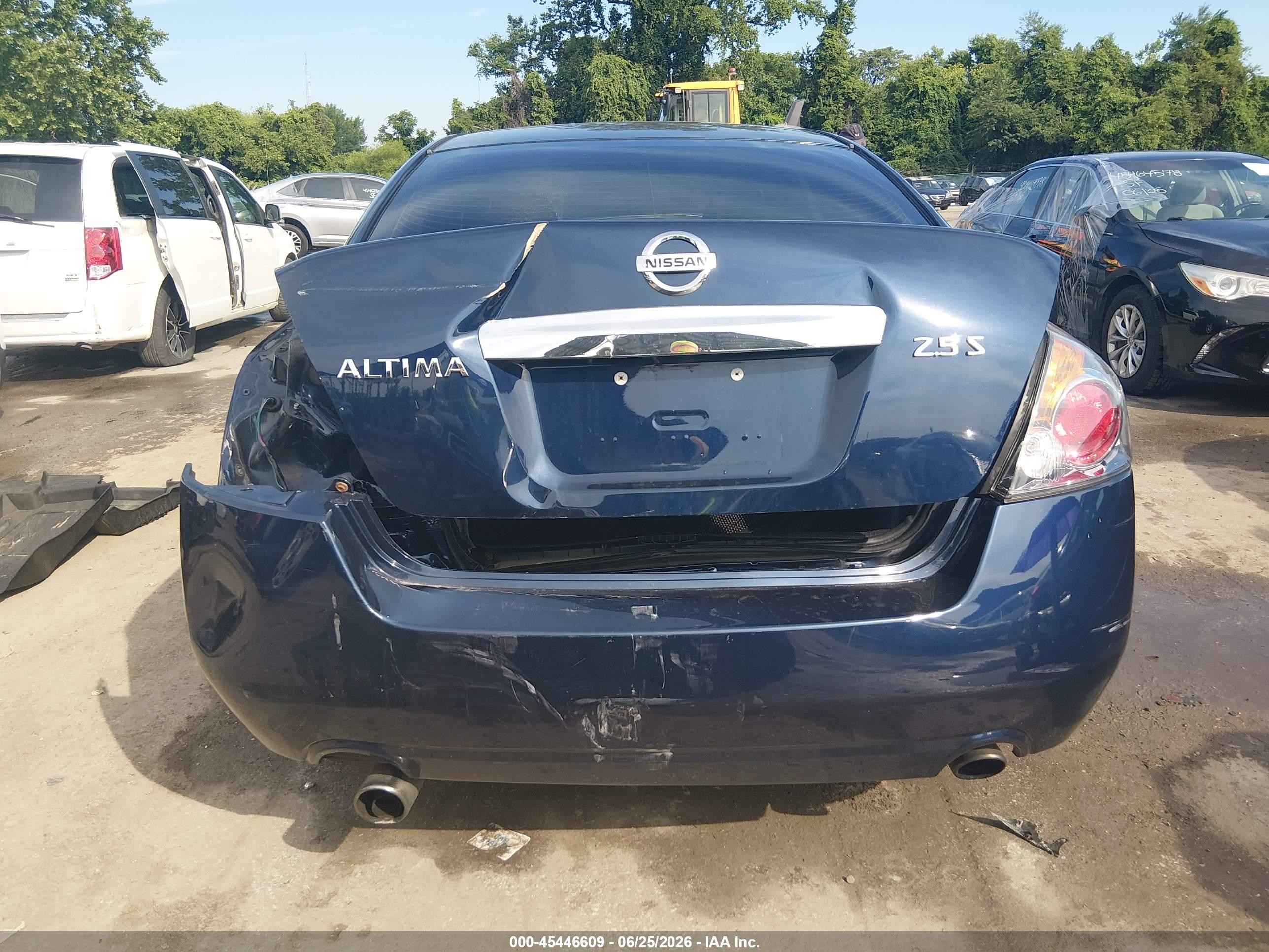 2010 Nissan Altima 2.5 S Blue vin: 1N4AL2AP1AC109785