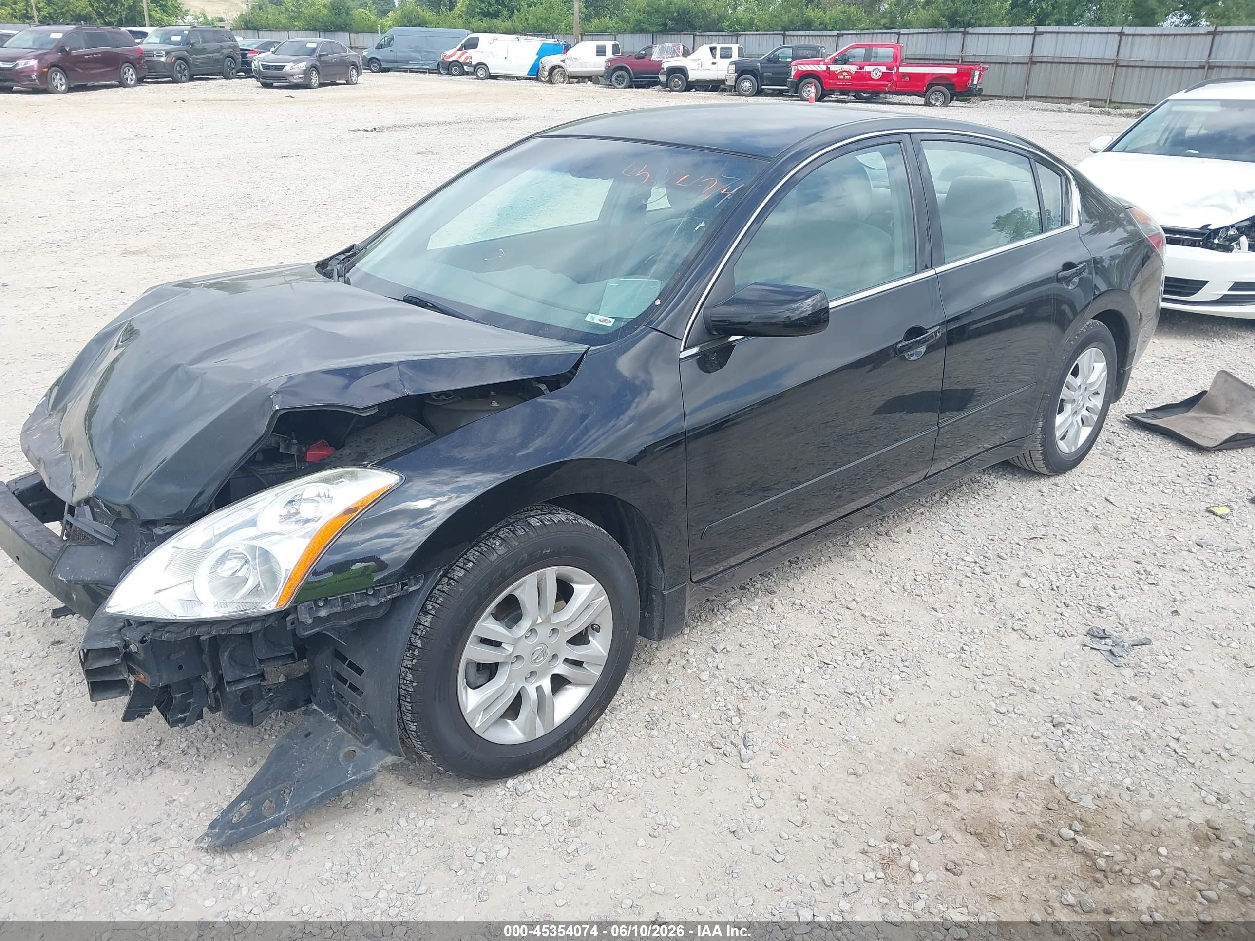 2010 Nissan Altima 2.5 S Black vin: 1N4AL2AP1AC189461