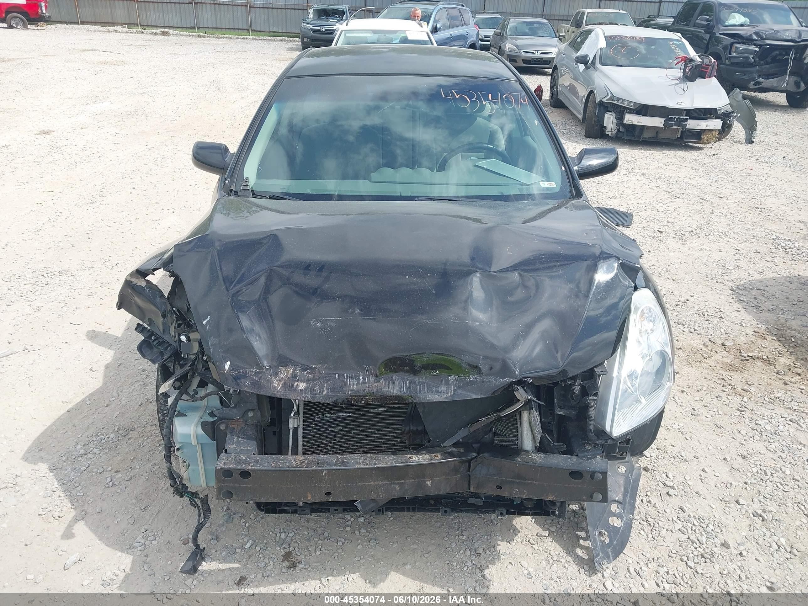 2010 Nissan Altima 2.5 S Black vin: 1N4AL2AP1AC189461