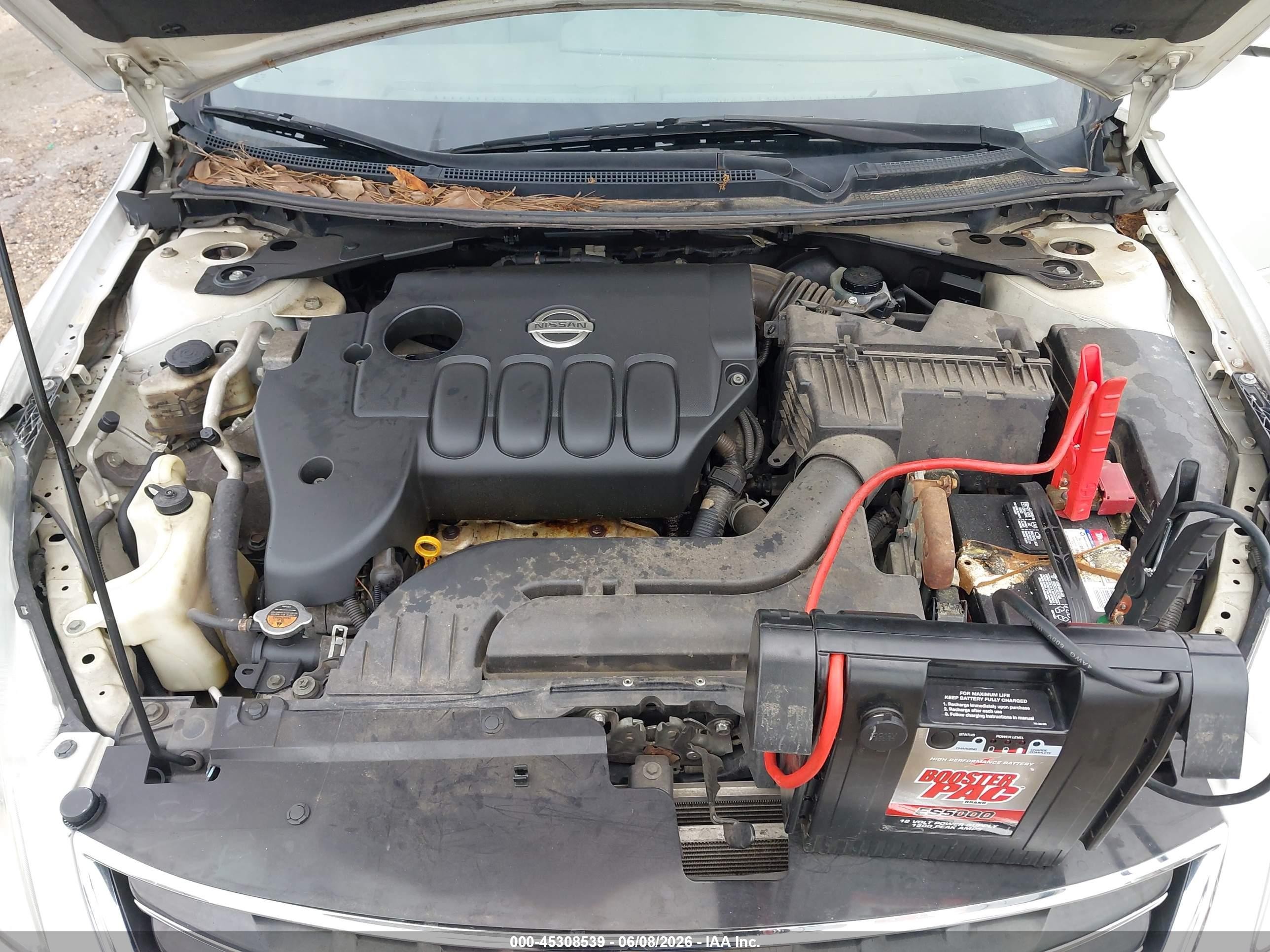 2010 Nissan Altima 2.5 S White vin: 1N4AL2AP1AN423800