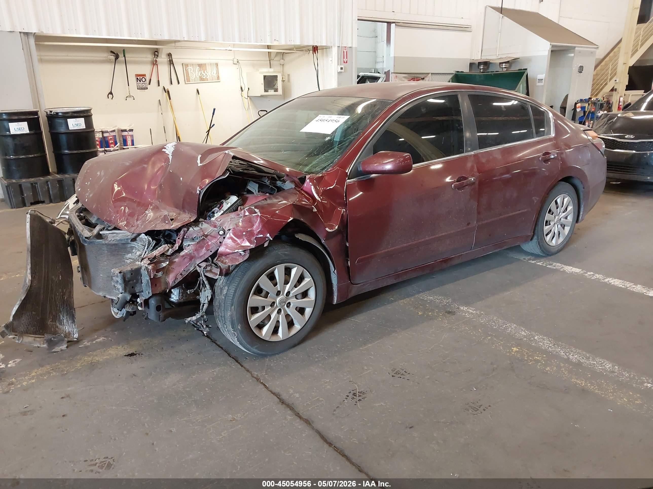 2010 Nissan Altima 2.5 S Red vin: 1N4AL2AP1AN442623