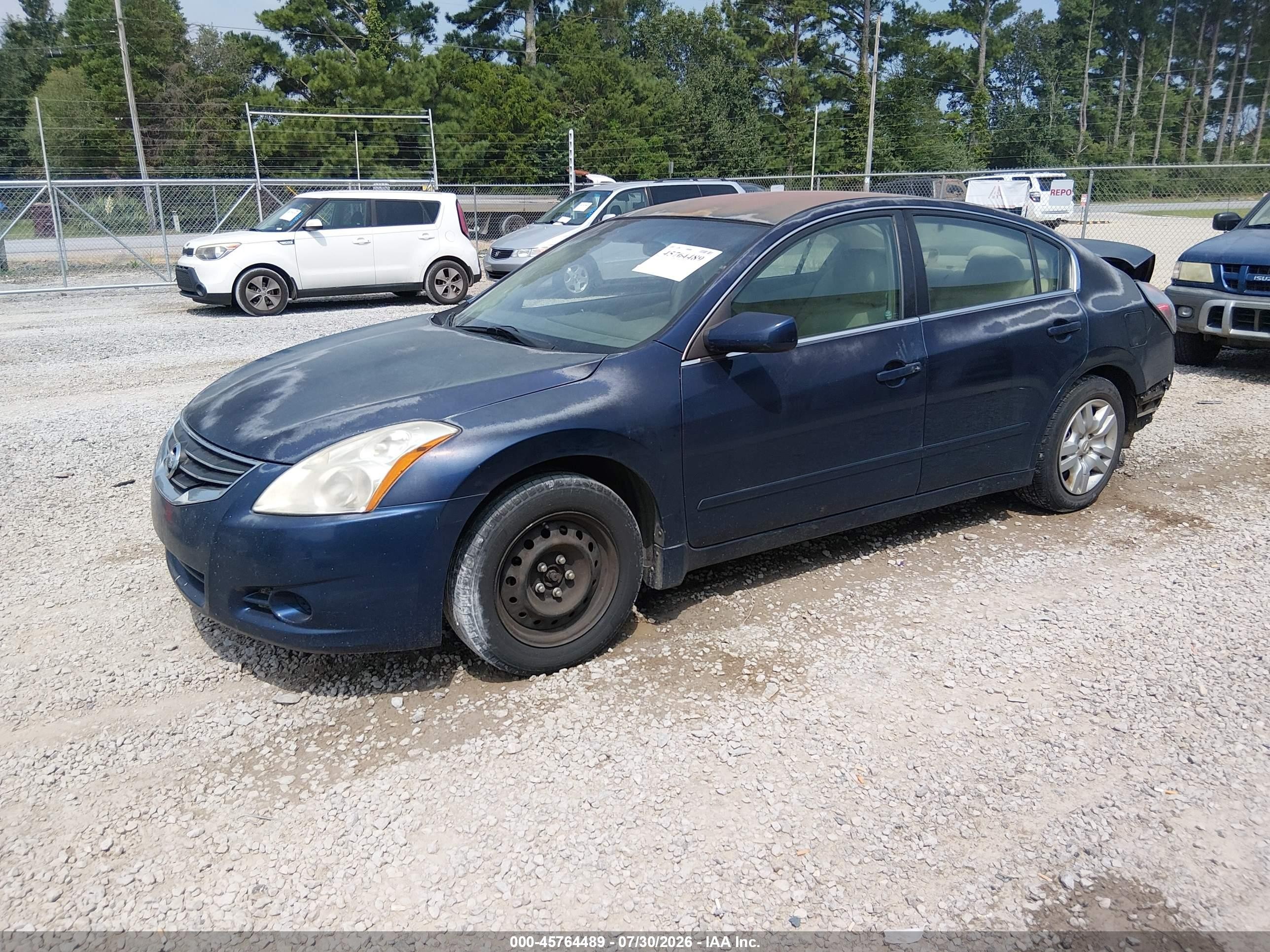 2010 Nissan Altima 2.5 S Blue vin: 1N4AL2AP1AN445778