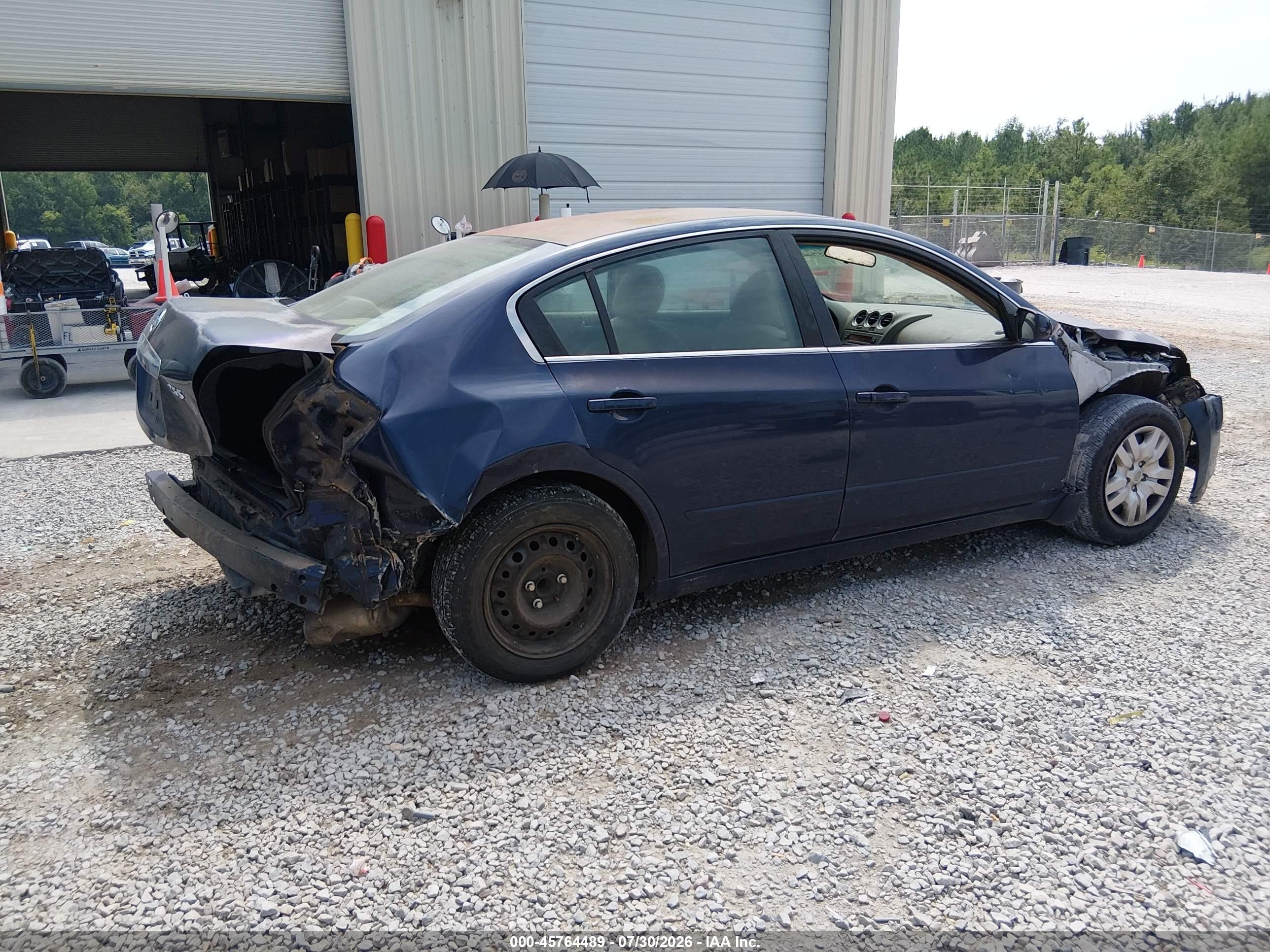 2010 Nissan Altima 2.5 S Blue vin: 1N4AL2AP1AN445778