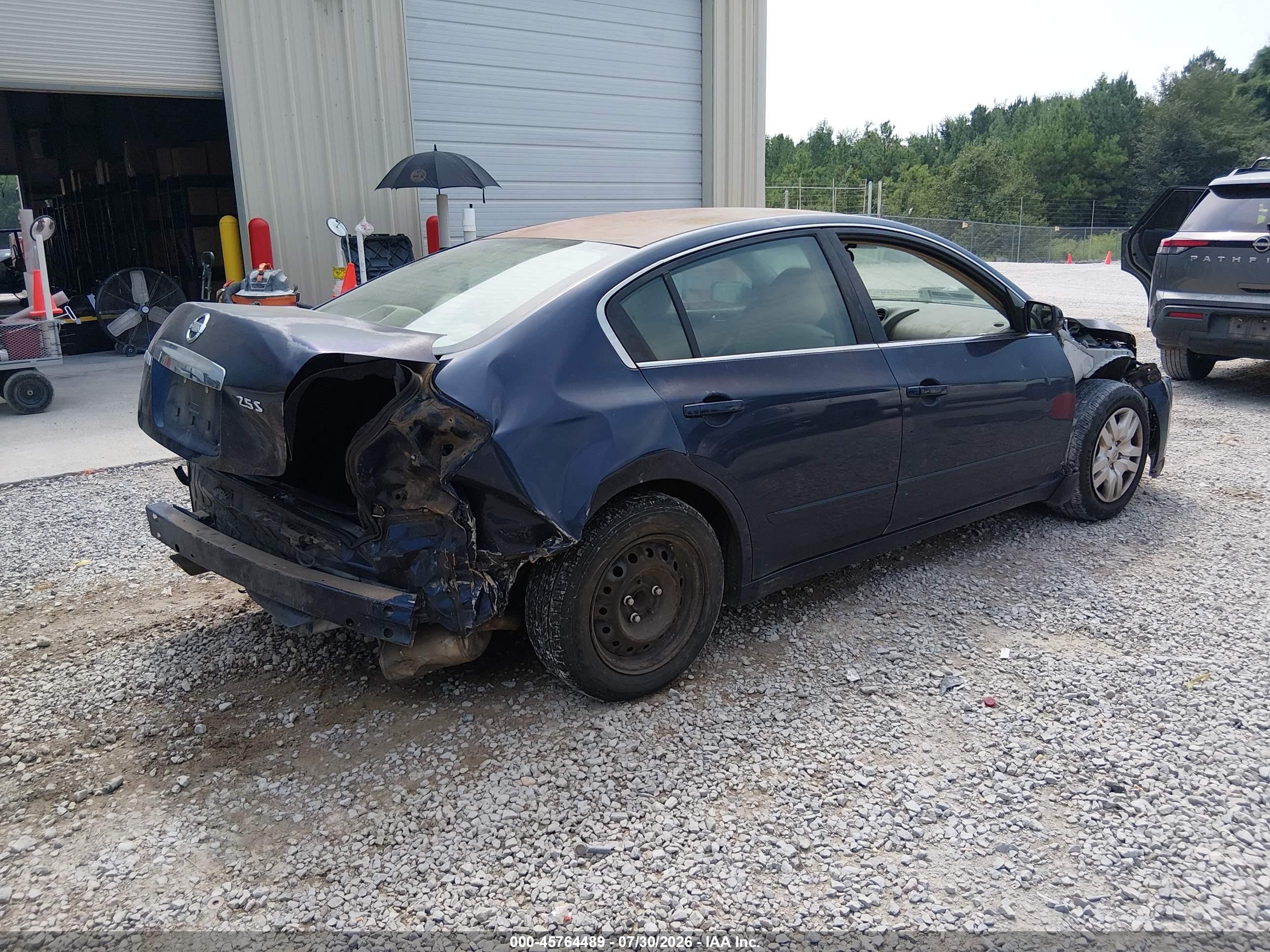 2010 Nissan Altima 2.5 S Blue vin: 1N4AL2AP1AN445778