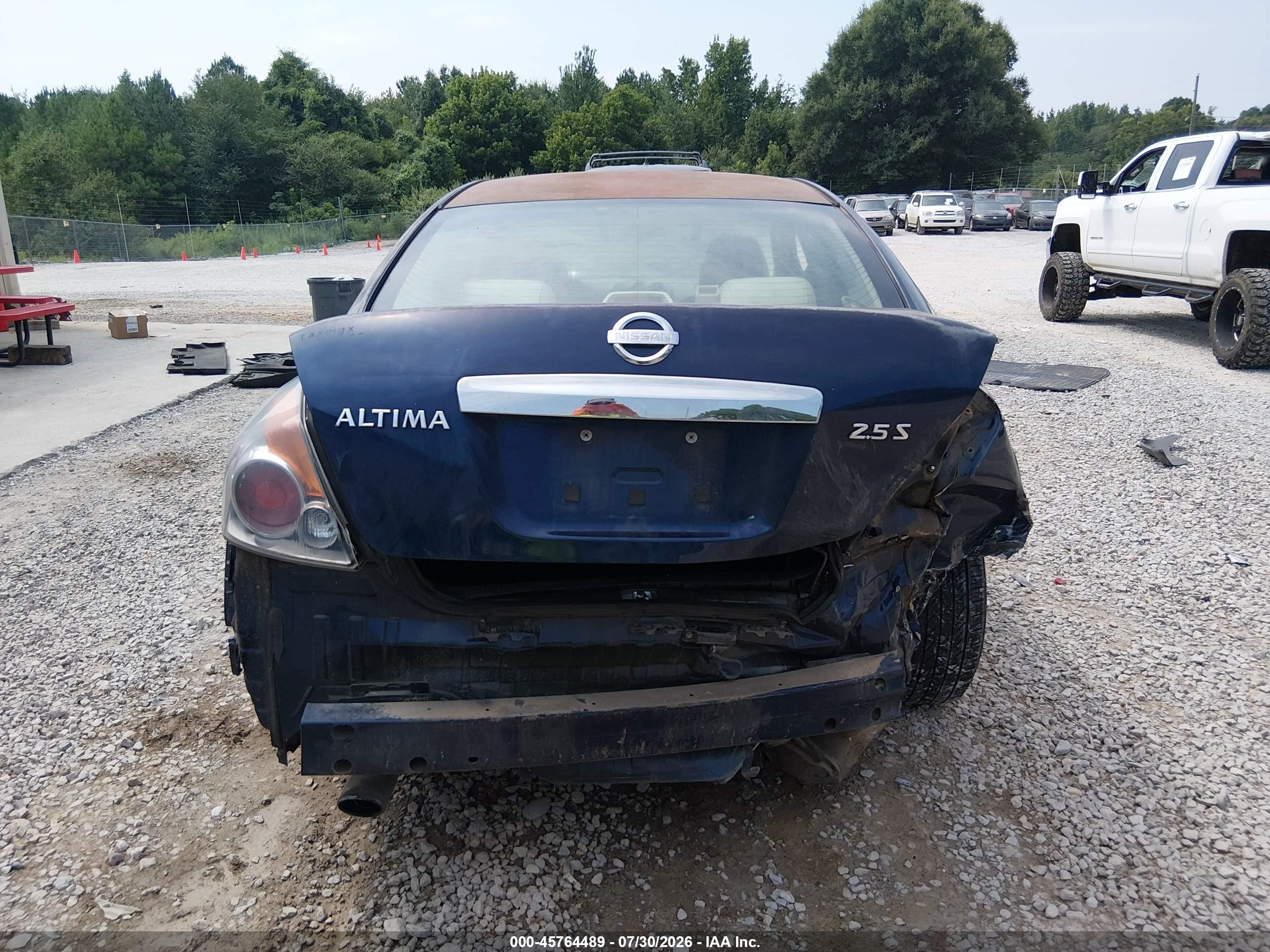 2010 Nissan Altima 2.5 S Blue vin: 1N4AL2AP1AN445778