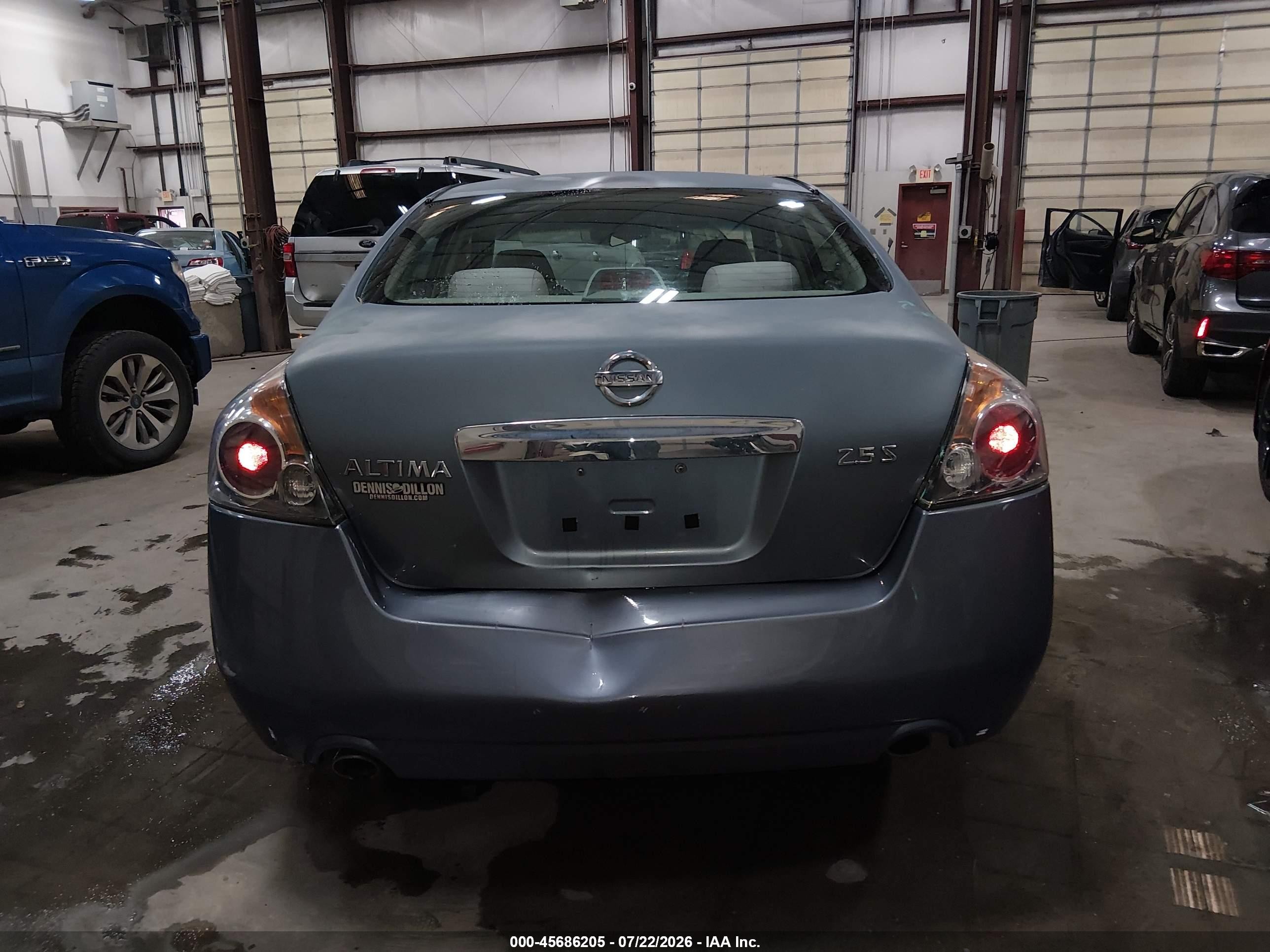 2010 Nissan Altima 2.5 S Light Blue vin: 1N4AL2AP1AN461107