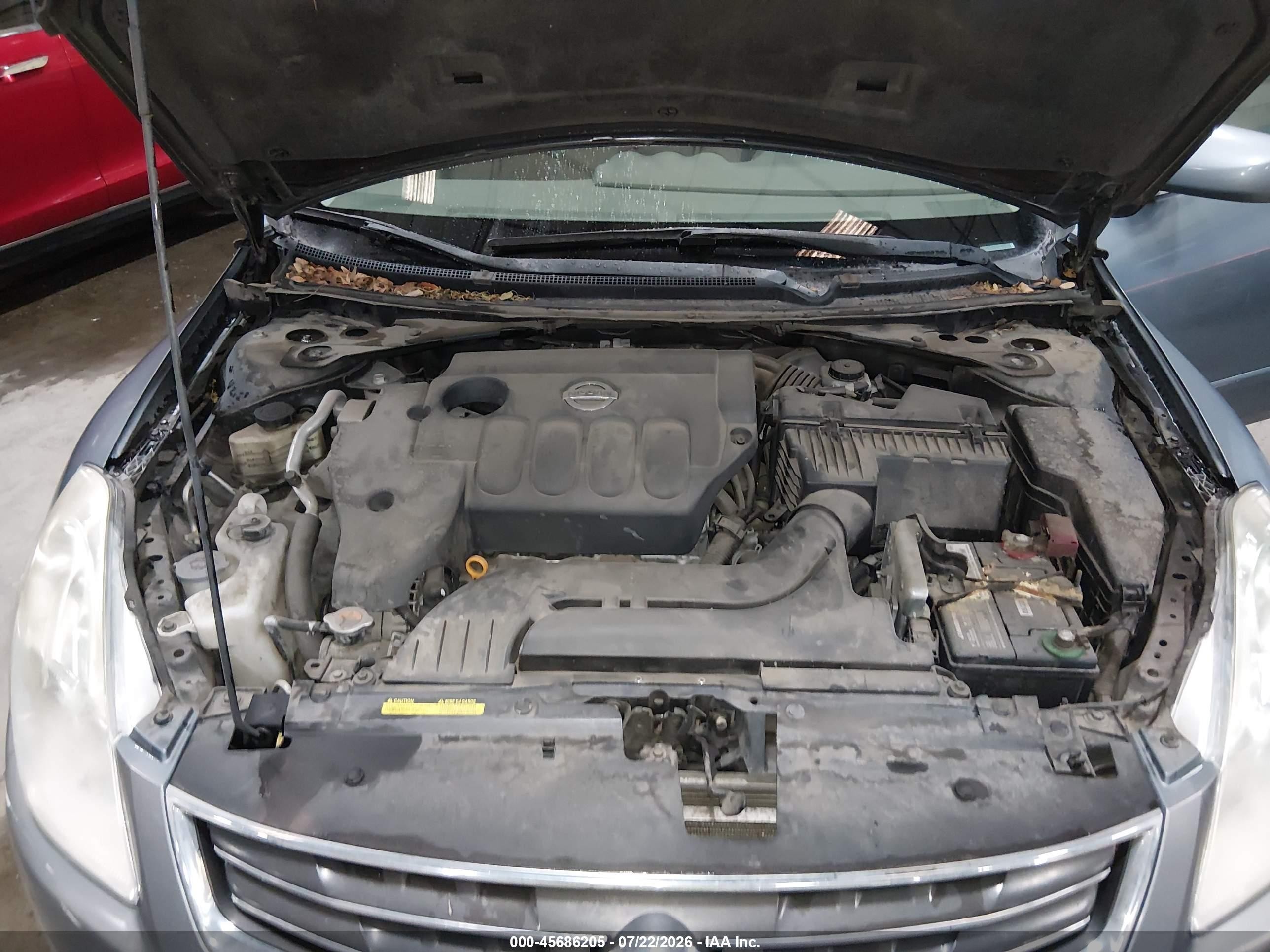 2010 Nissan Altima 2.5 S Light Blue vin: 1N4AL2AP1AN461107