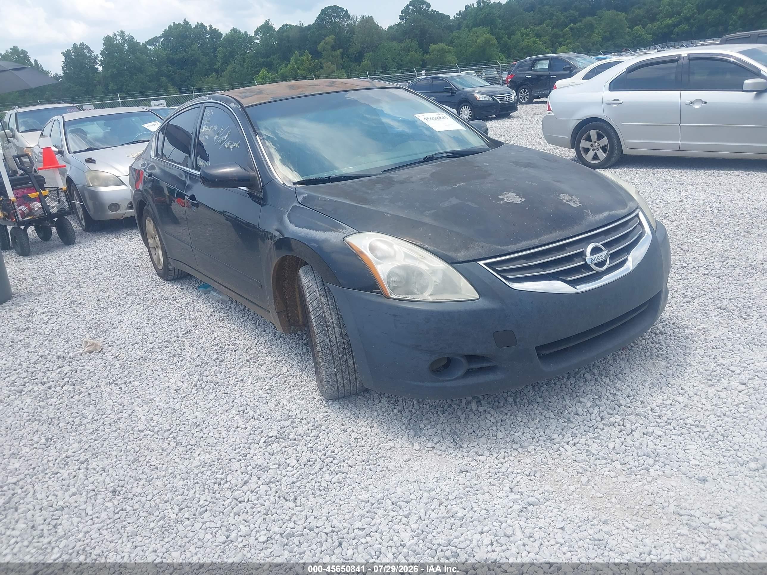 2010 Nissan Altima 2.5 Black vin: 1N4AL2AP1AN489375