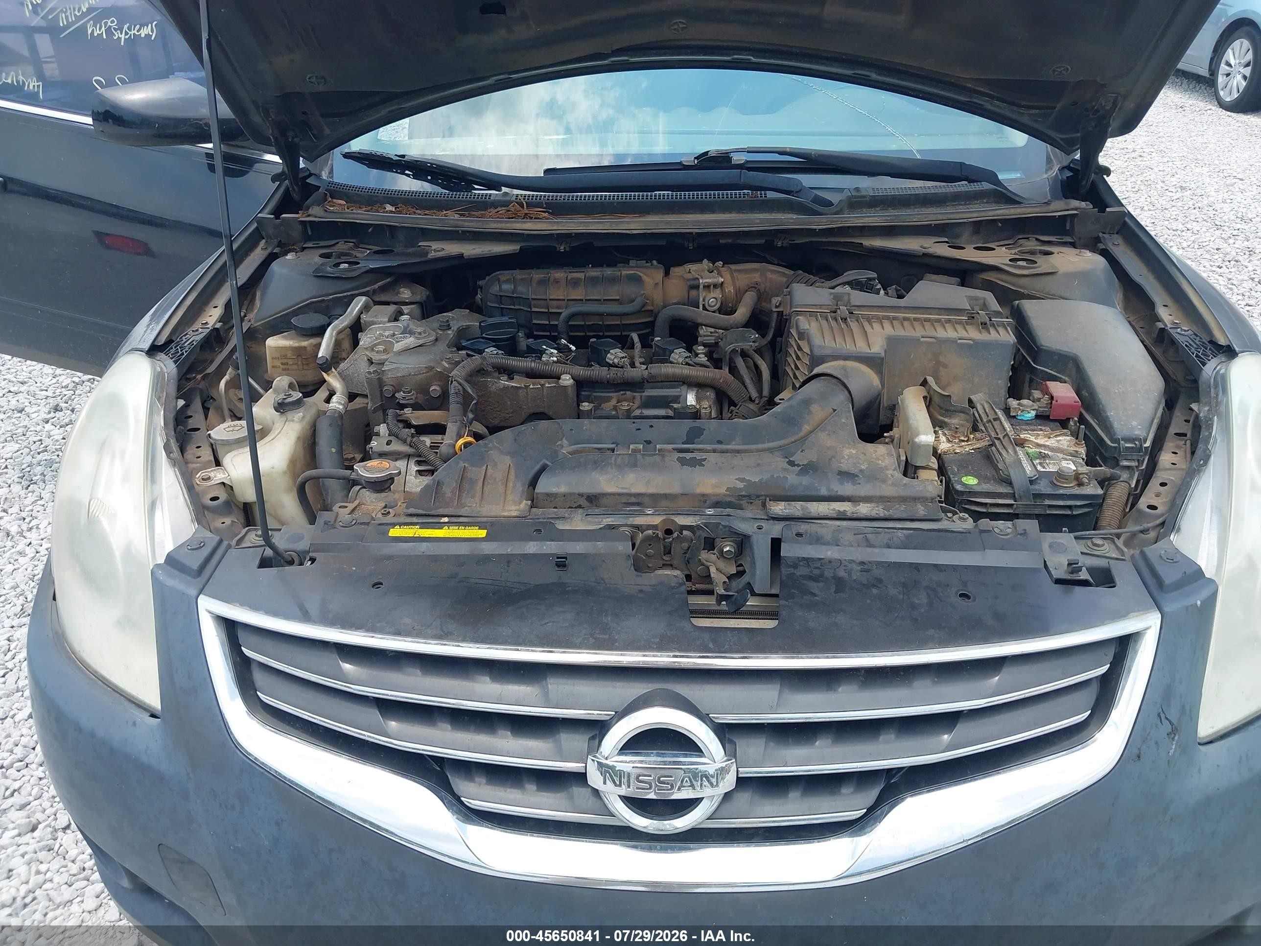 2010 Nissan Altima 2.5 Black vin: 1N4AL2AP1AN489375
