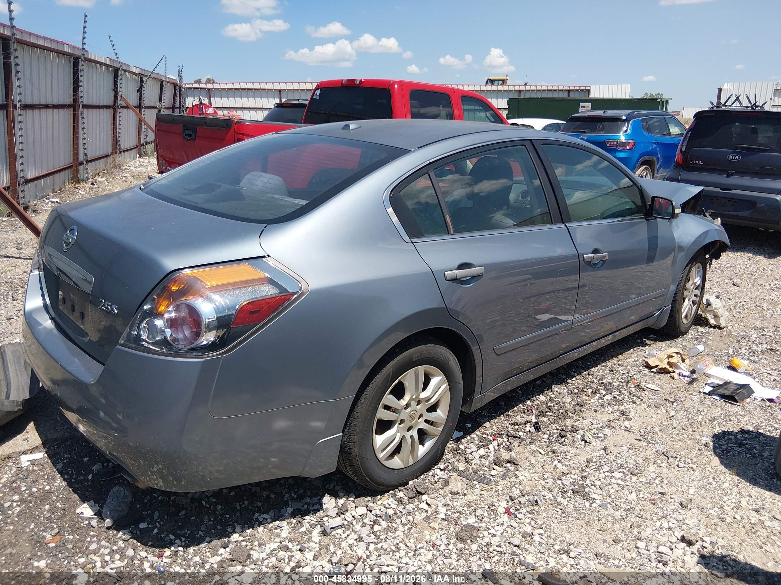 2010 Nissan Altima 2.5 S Gray vin: 1N4AL2AP1AN490087