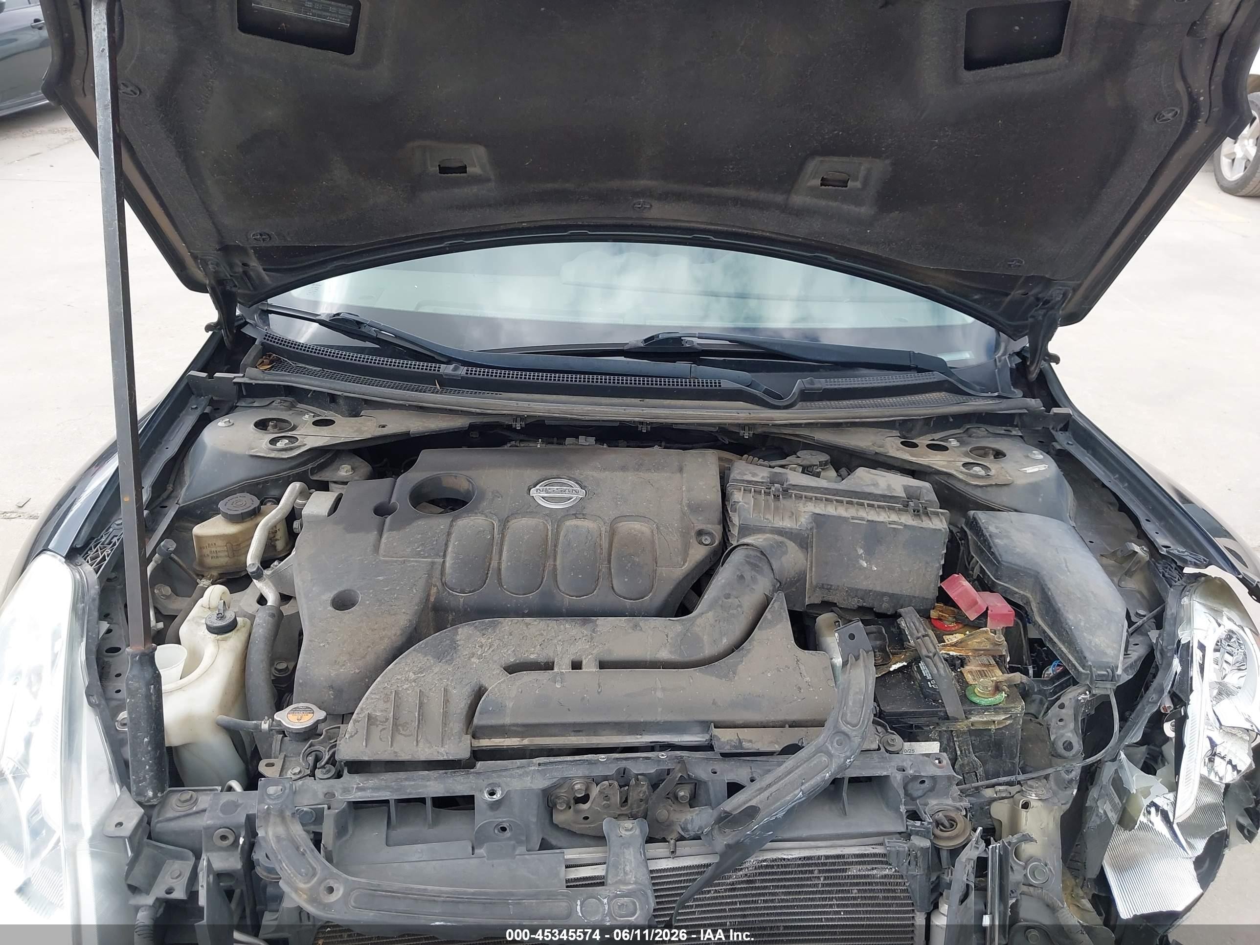 2010 Nissan Altima 2.5 S Black vin: 1N4AL2AP1AN517434