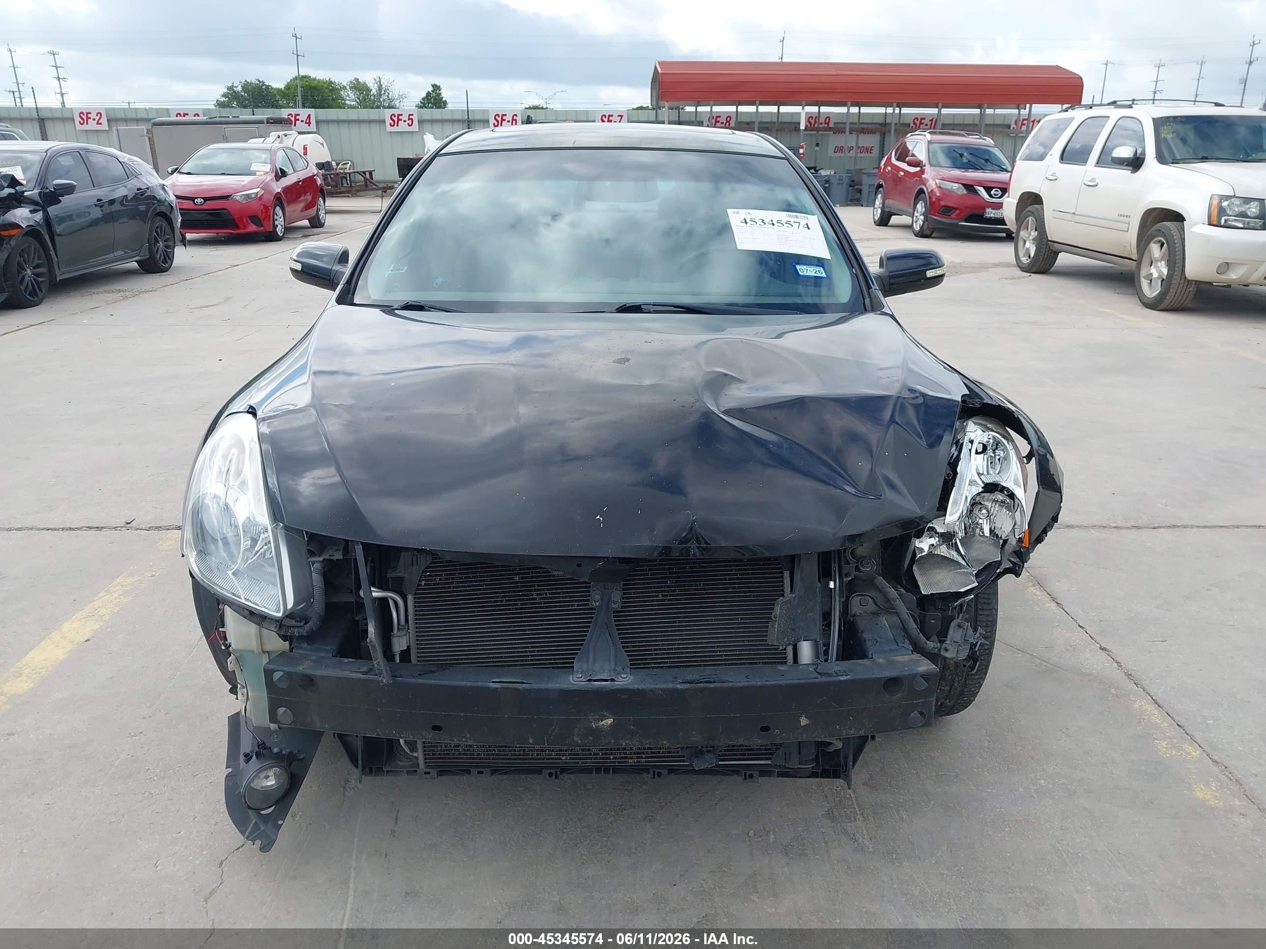 2010 Nissan Altima 2.5 S Black vin: 1N4AL2AP1AN517434