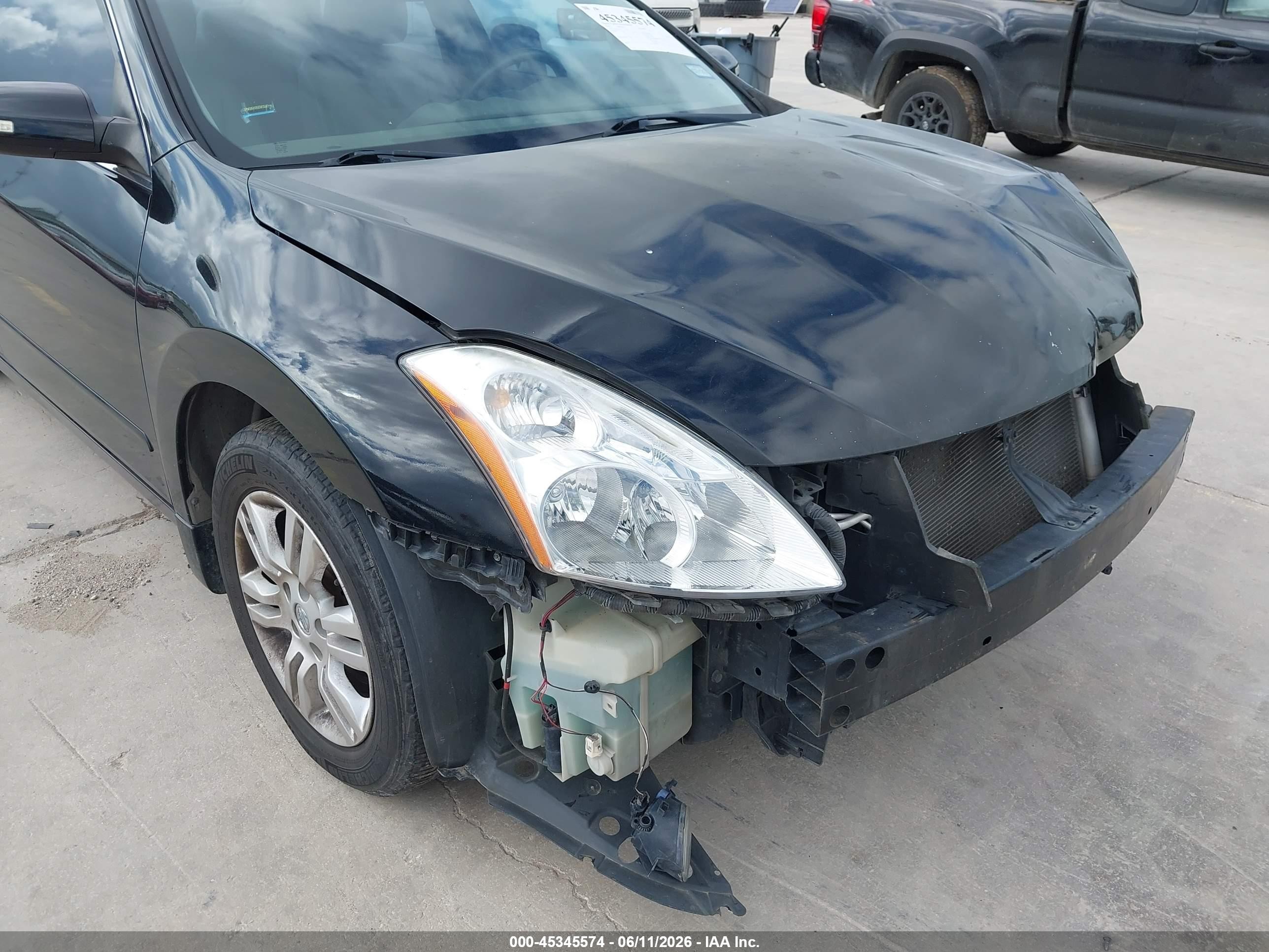 2010 Nissan Altima 2.5 S Black vin: 1N4AL2AP1AN517434