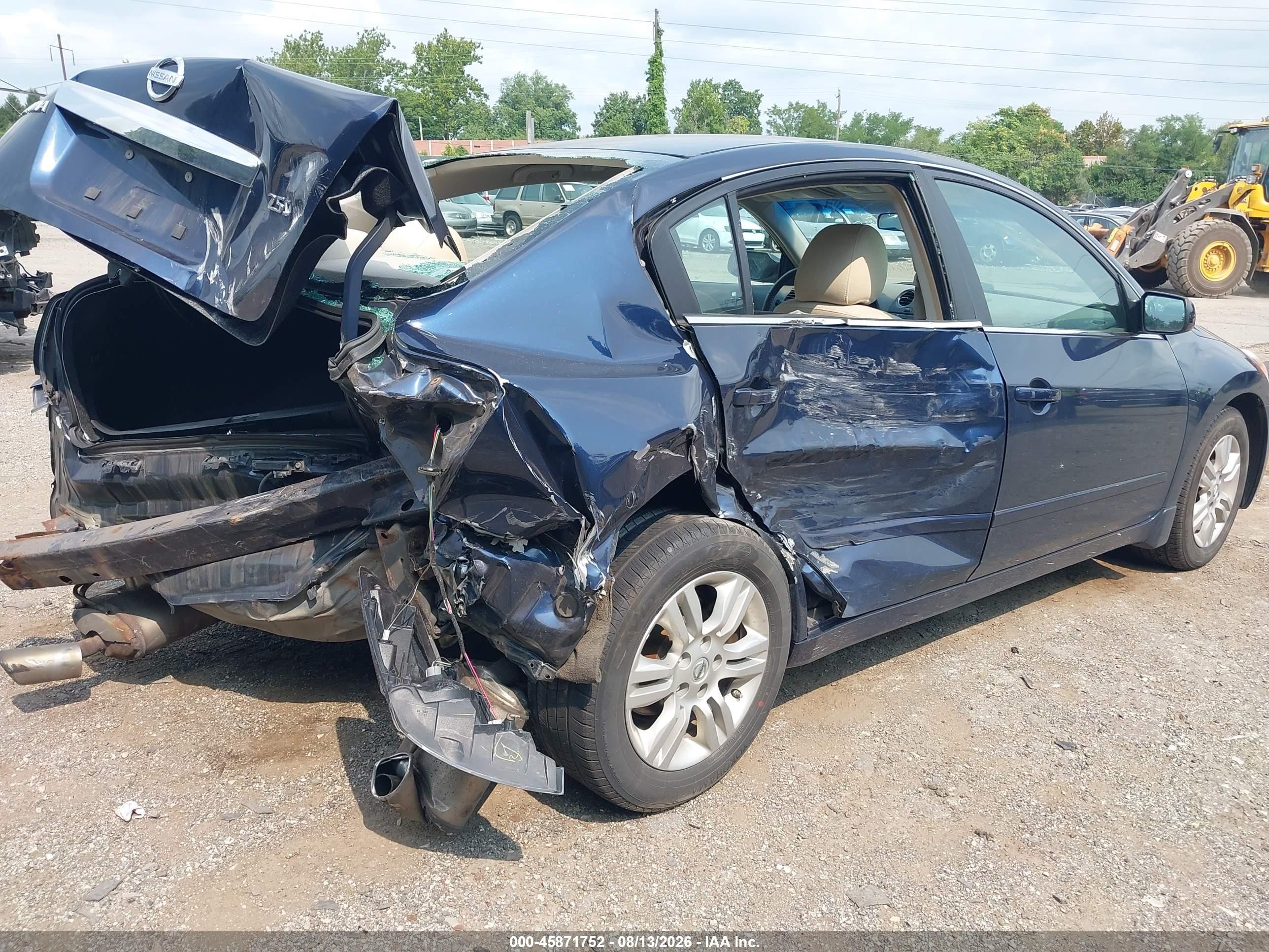 2010 Nissan Altima 2.5 S Blue vin: 1N4AL2AP1AN523511