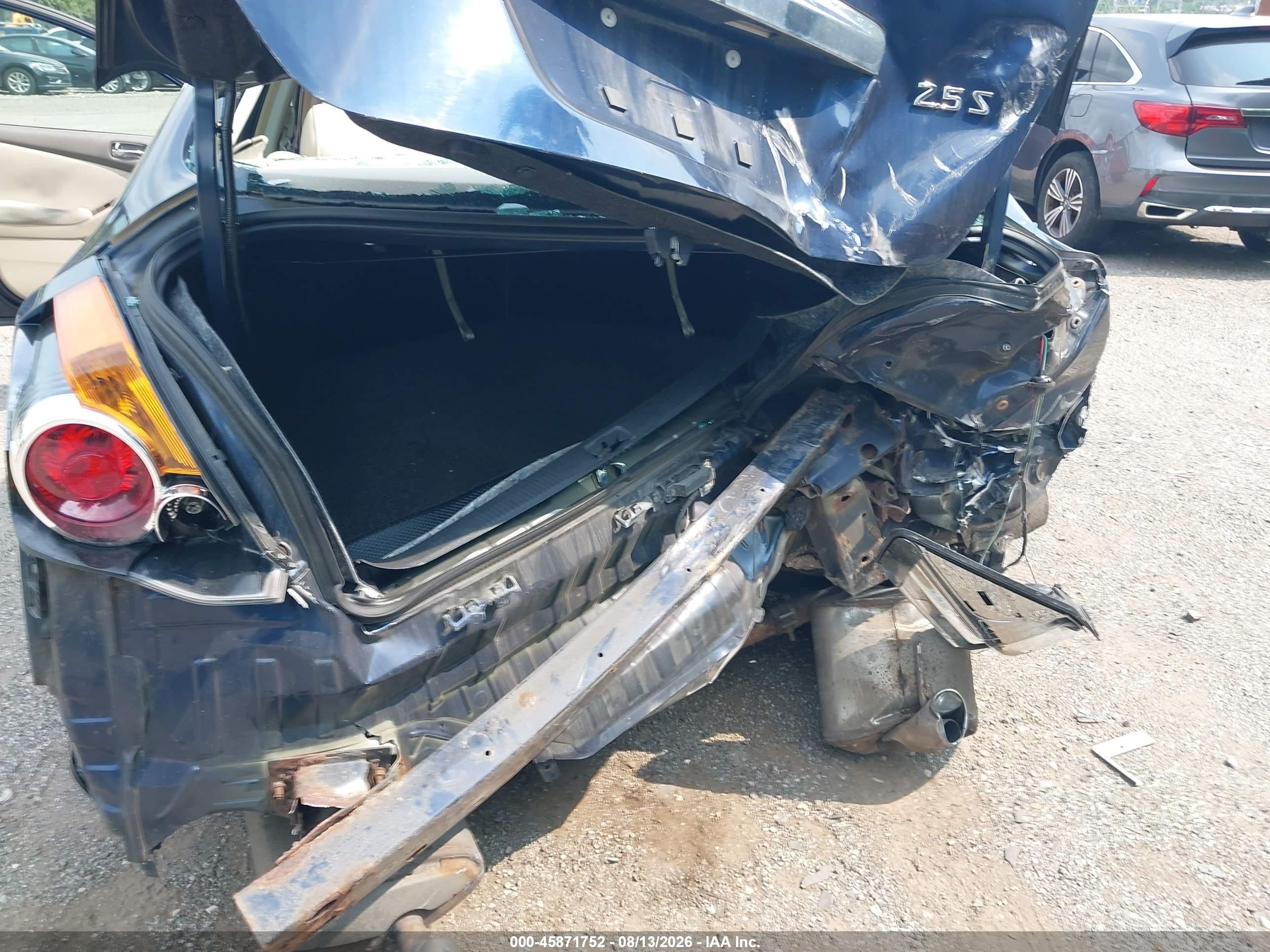 2010 Nissan Altima 2.5 S Blue vin: 1N4AL2AP1AN523511