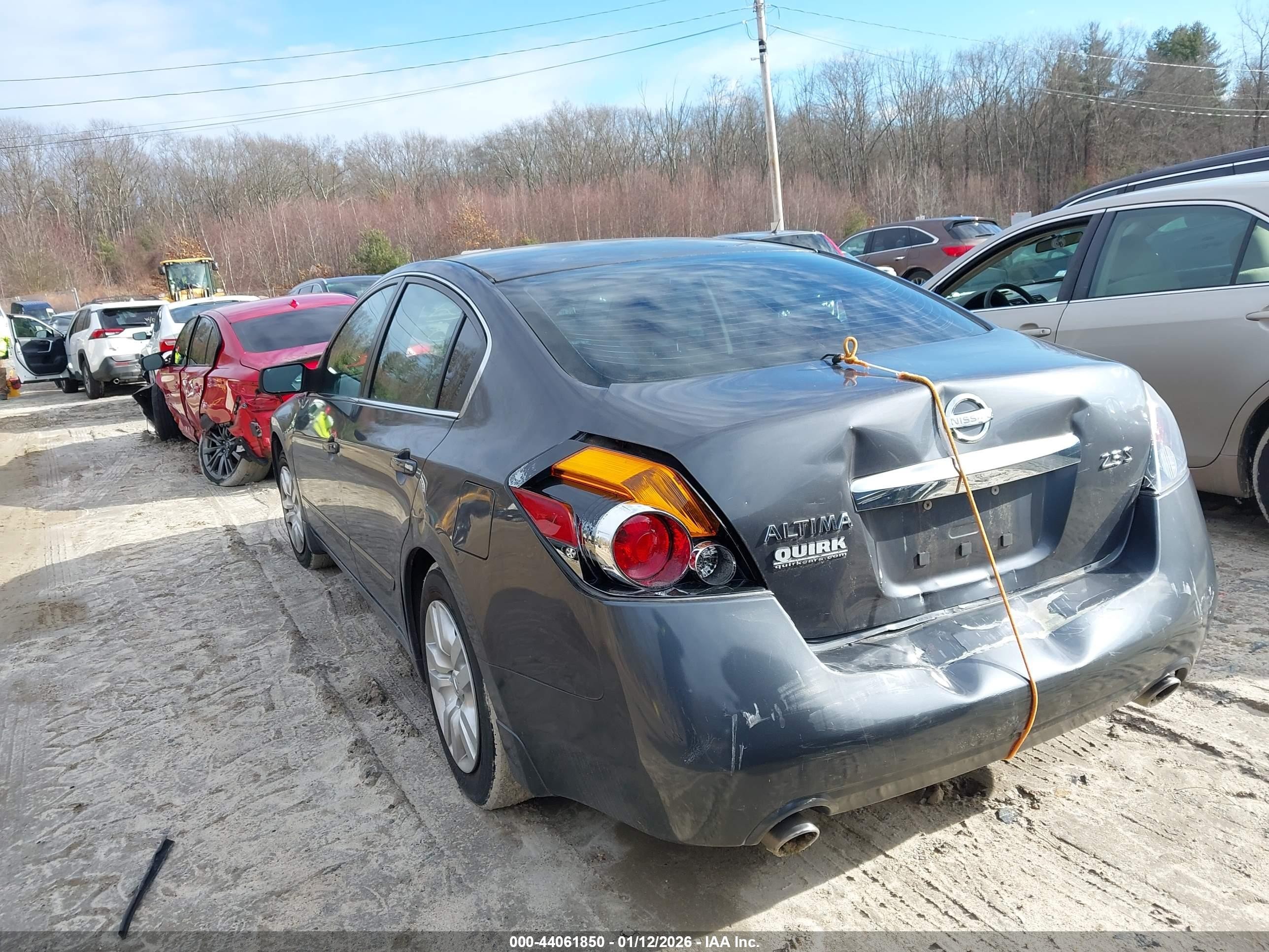 2010 Nissan Altima 2.5 S Black vin: 1N4AL2AP1AN530667