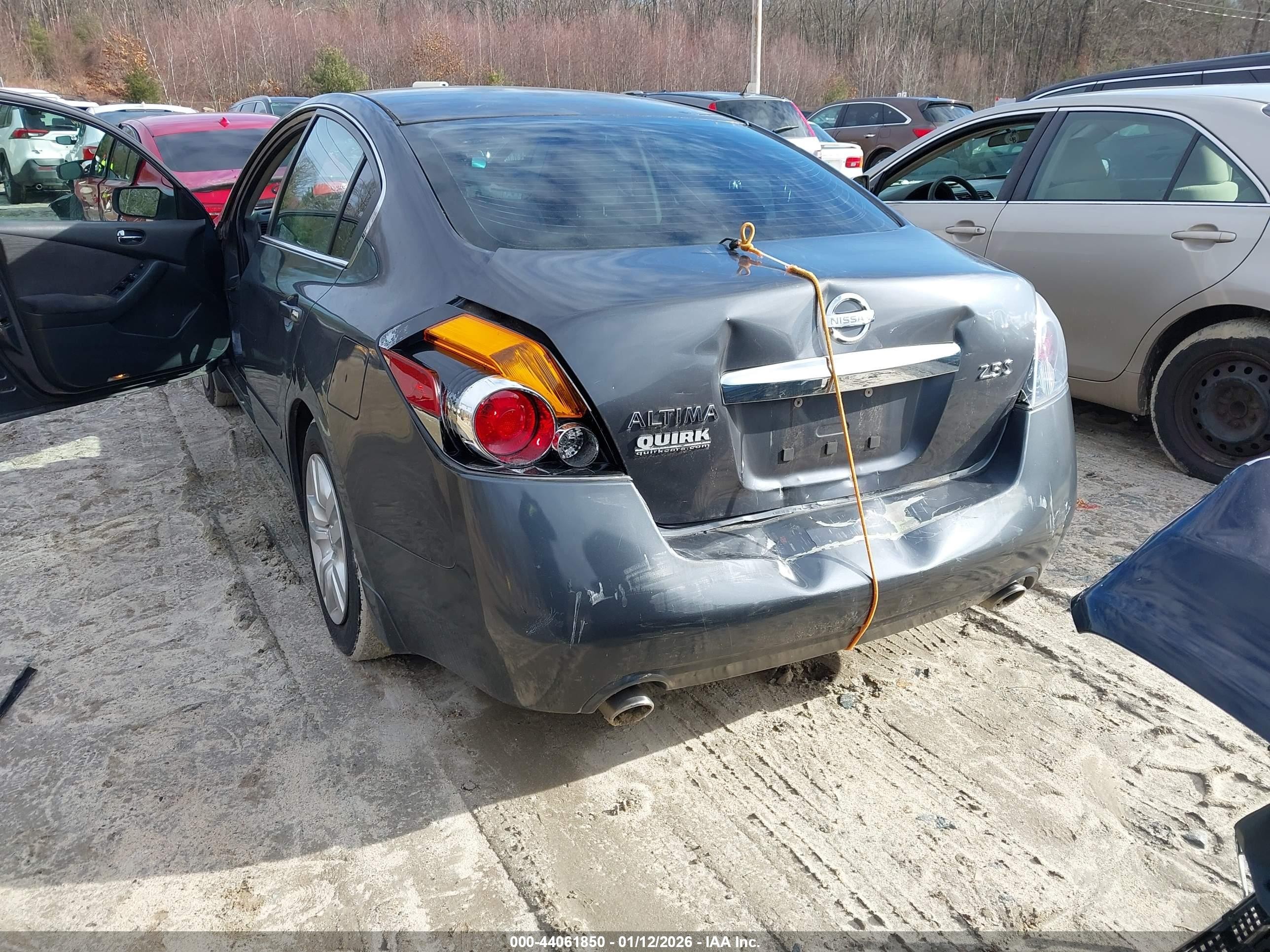 2010 Nissan Altima 2.5 S Black vin: 1N4AL2AP1AN530667